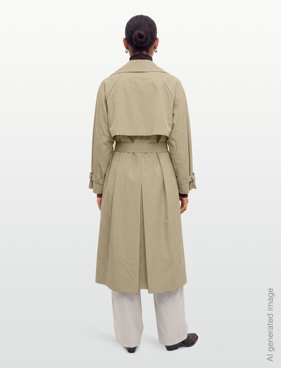 Weekend Max Mara - WKDFATTO - trenchcoats - beige bicolour - 4