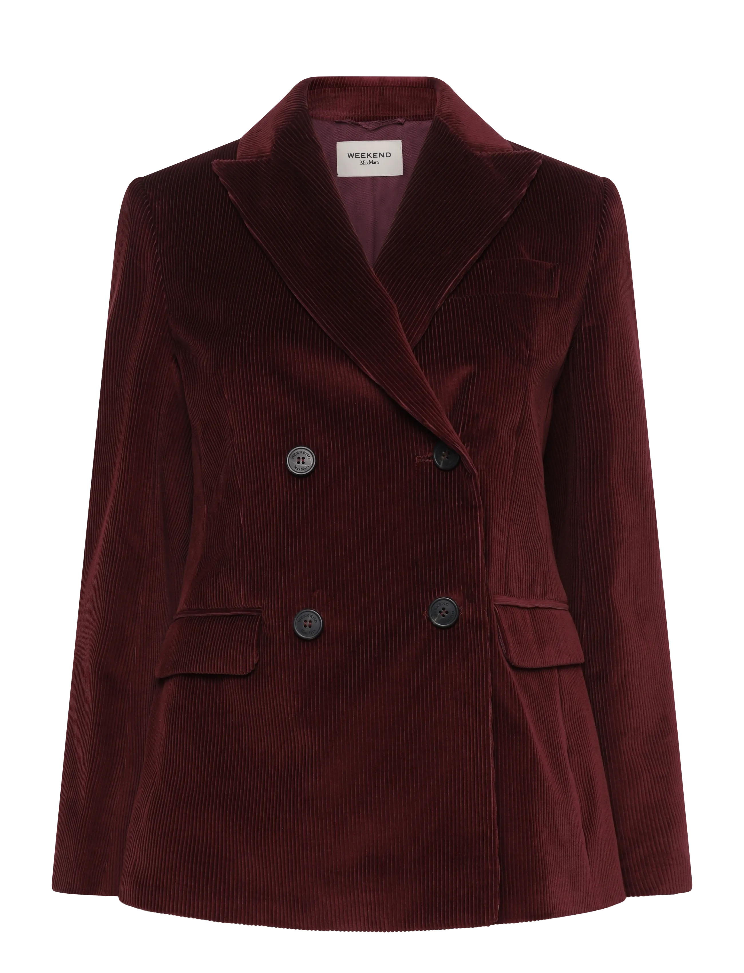 Weekend Max Mara Wkdkatanga, 34, Blazer, Burgunderrot - Double Breasted Frauen