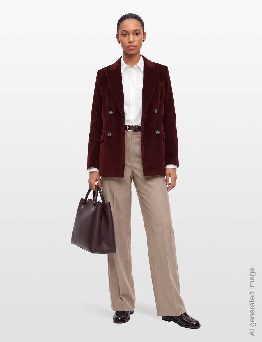 Weekend Max Mara - WKDKATANGA - zweireihige blazer - bordeaux - 0
