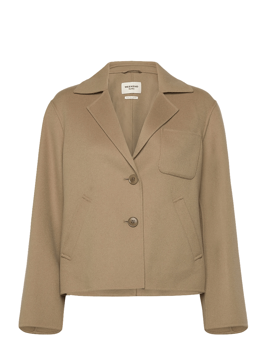 Weekend Max Mara - WKDPELOTA - cropped-blazer - camel - 0