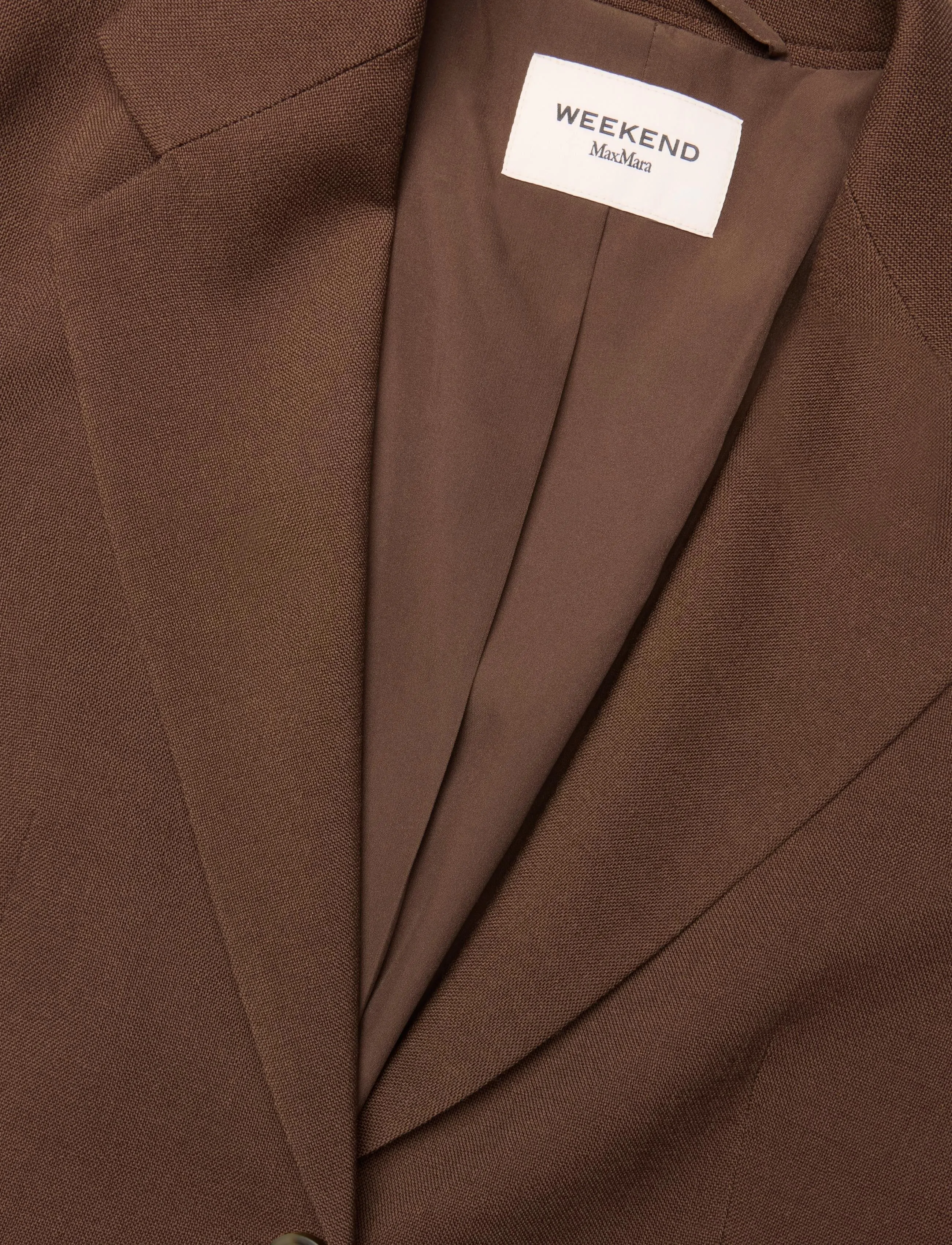 Weekend Max Mara - WKDASTA - enkeltradede blazere - cocoa - 2