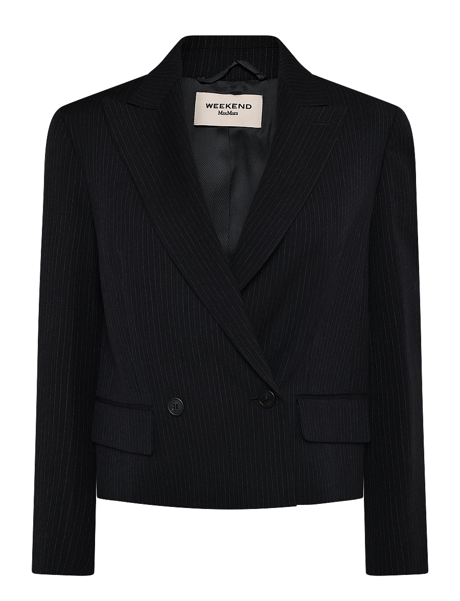 Weekend Max Mara - WKDCANAPA - zweireihige blazer - navy pinstripes - 0
