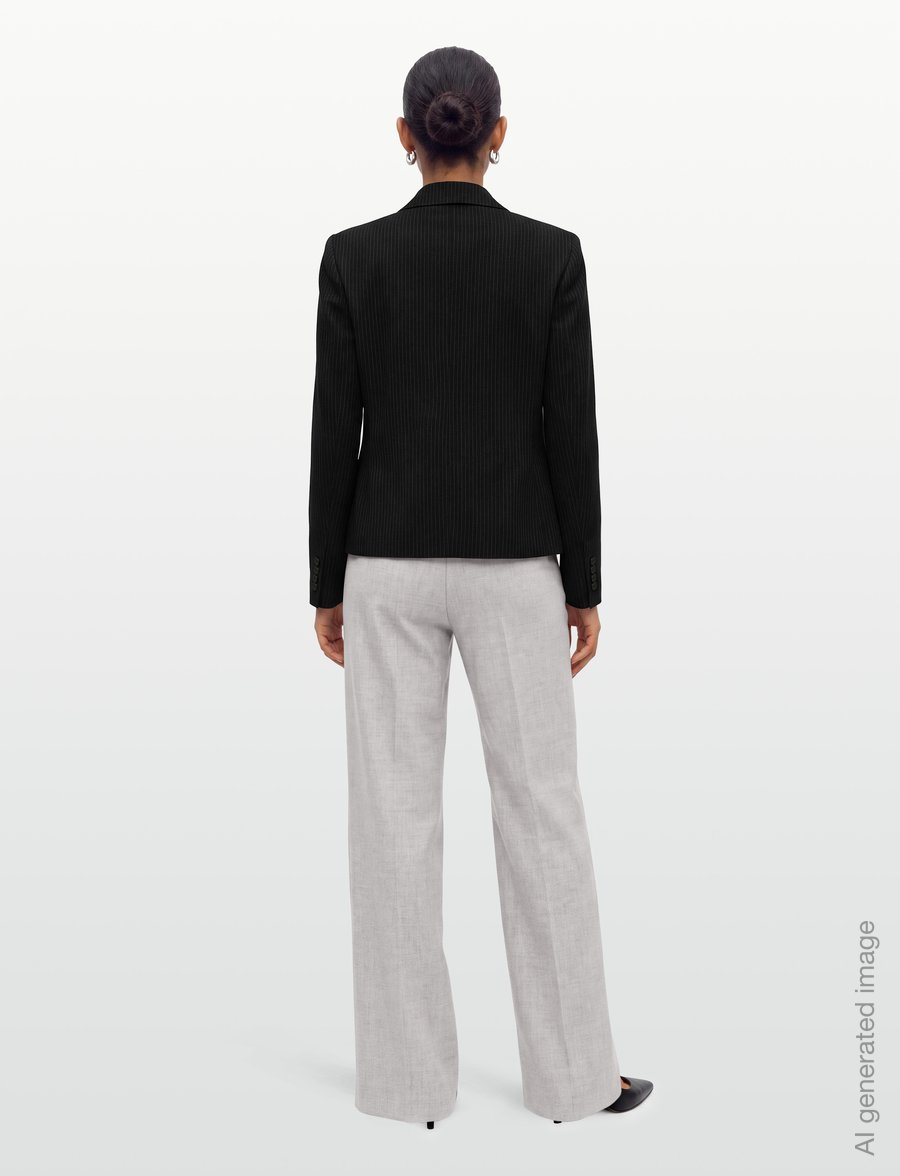 Weekend Max Mara - WKDCANAPA - zweireihige blazer - navy pinstripes - 4