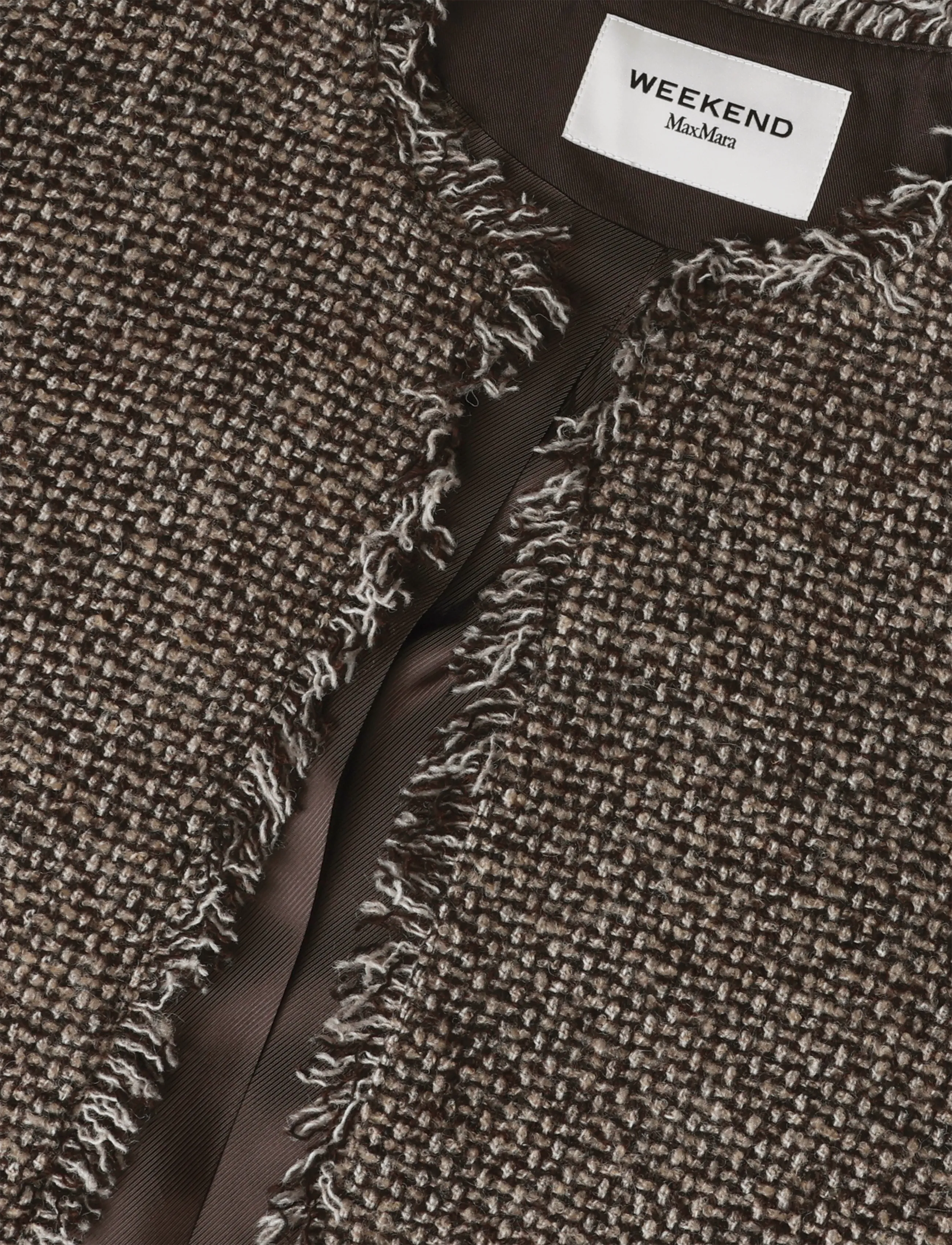 Weekend Max Mara - WKDVENTO - villased jakid - brown tweed - 2
