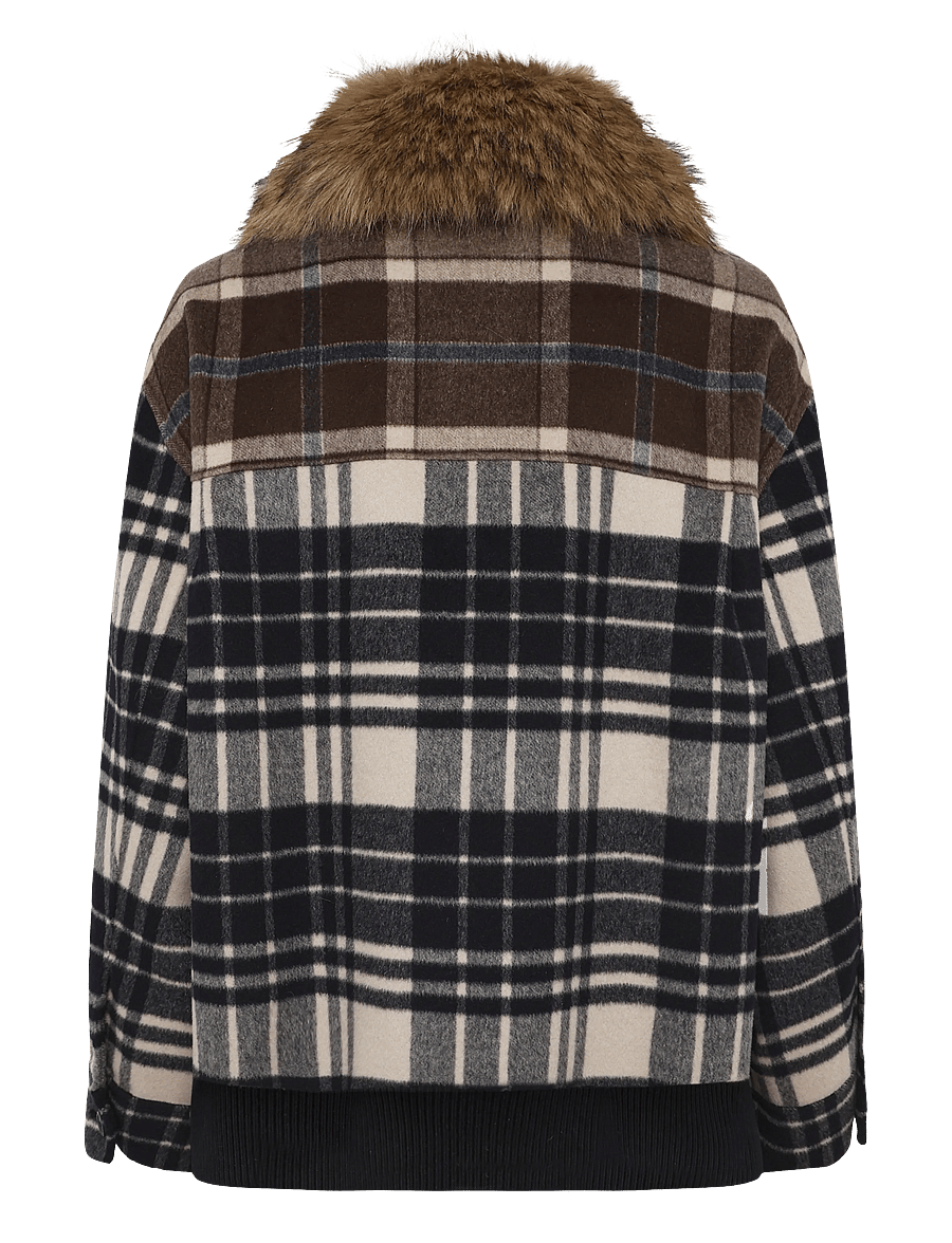 Weekend Max Mara - WKDDIVINA - bomberjacken - brown medium check - 1