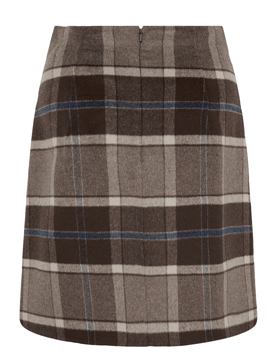 Weekend Max Mara - WKDPESCHE - korta kjolar - brown medium check - 1