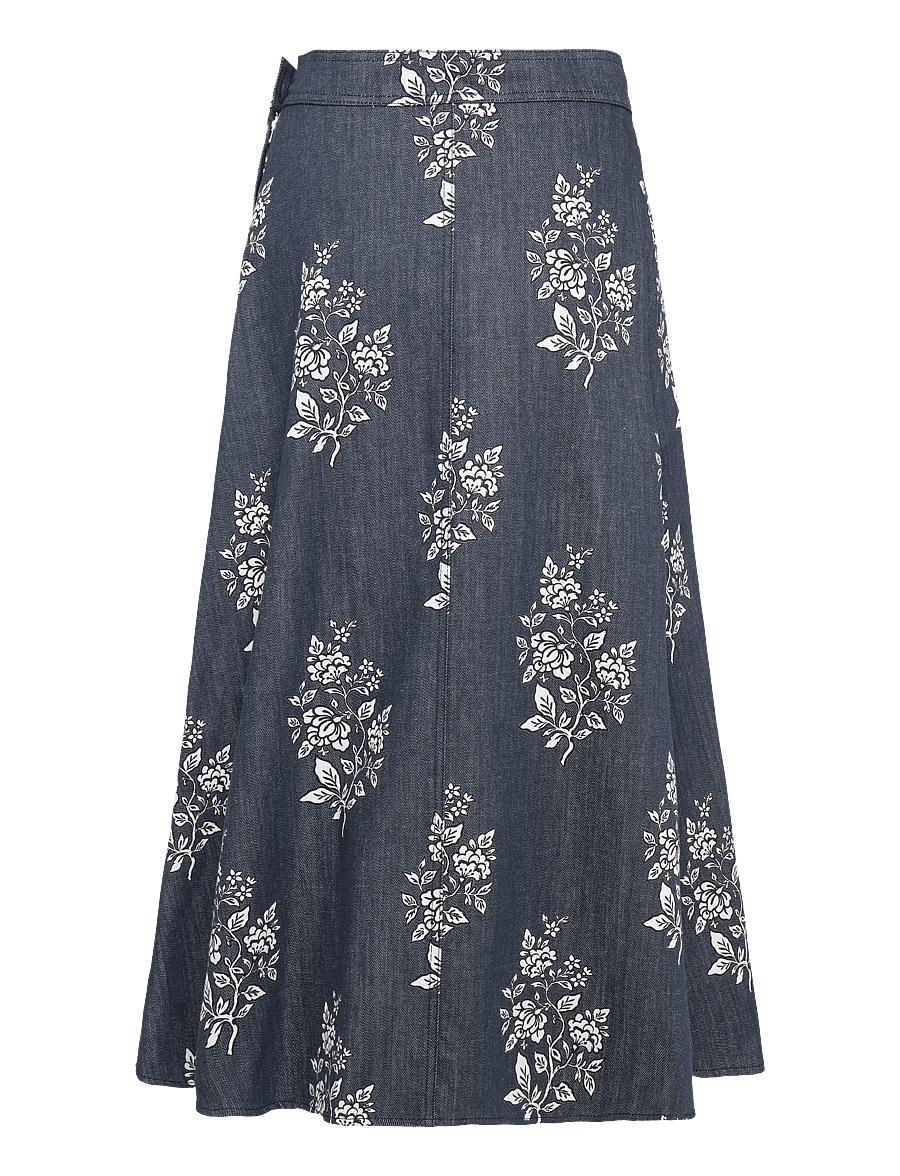 Weekend Max Mara - WKDSTRUZZO - plisserade kjolar - navy flowers - 1
