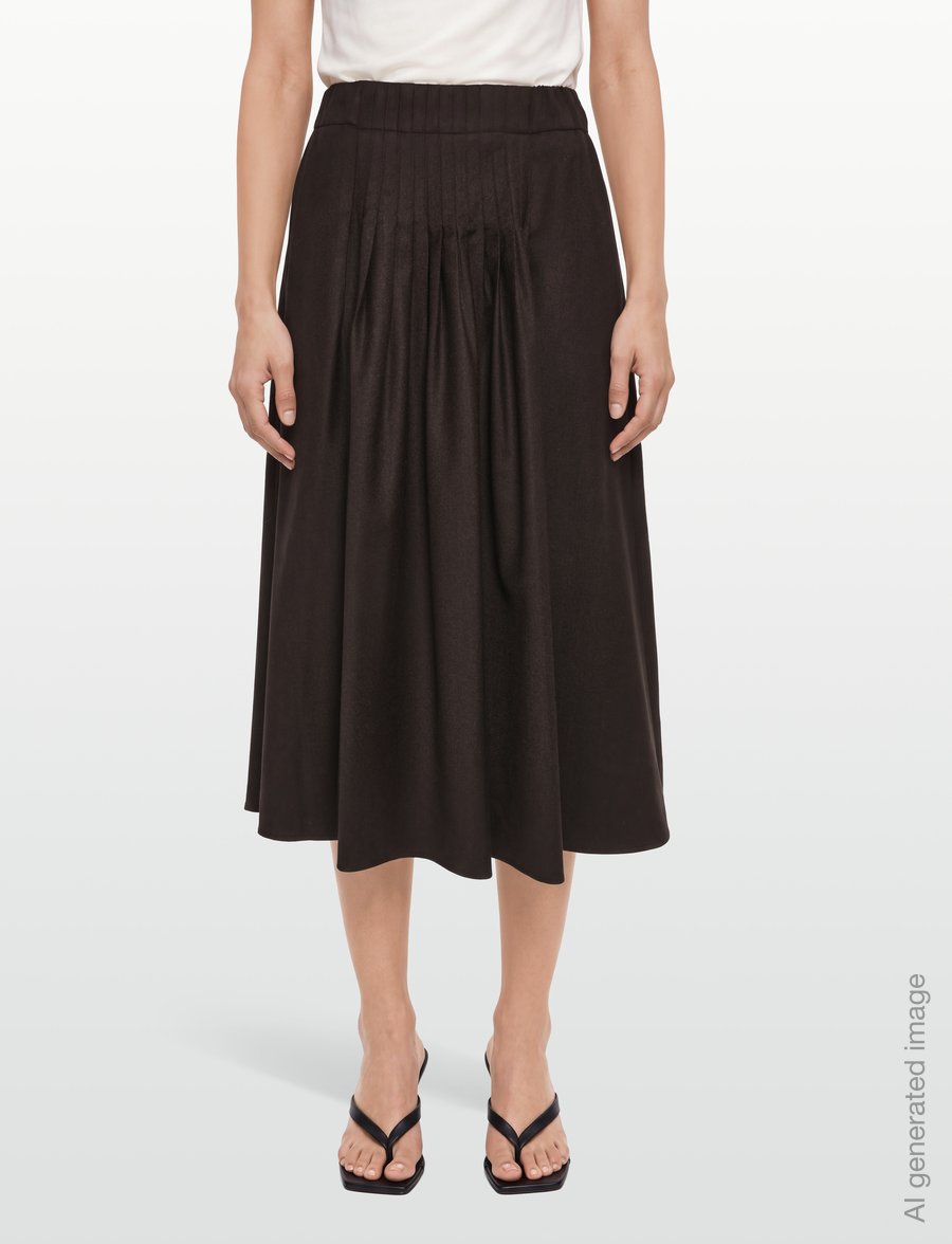Weekend Max Mara - WKDOVEST - plisseeritud seelikud - brown - 3