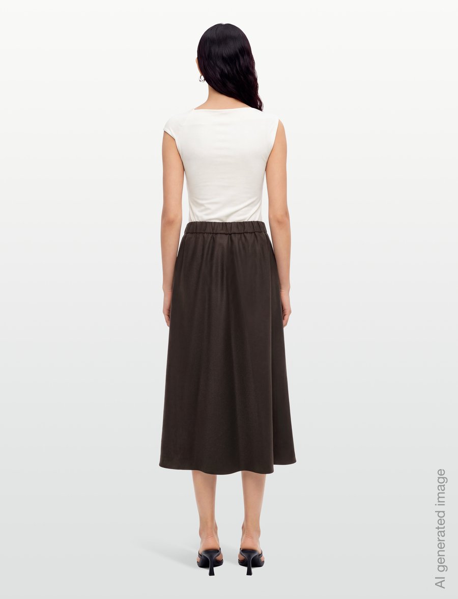 Weekend Max Mara - WKDOVEST - plisseeritud seelikud - brown - 4