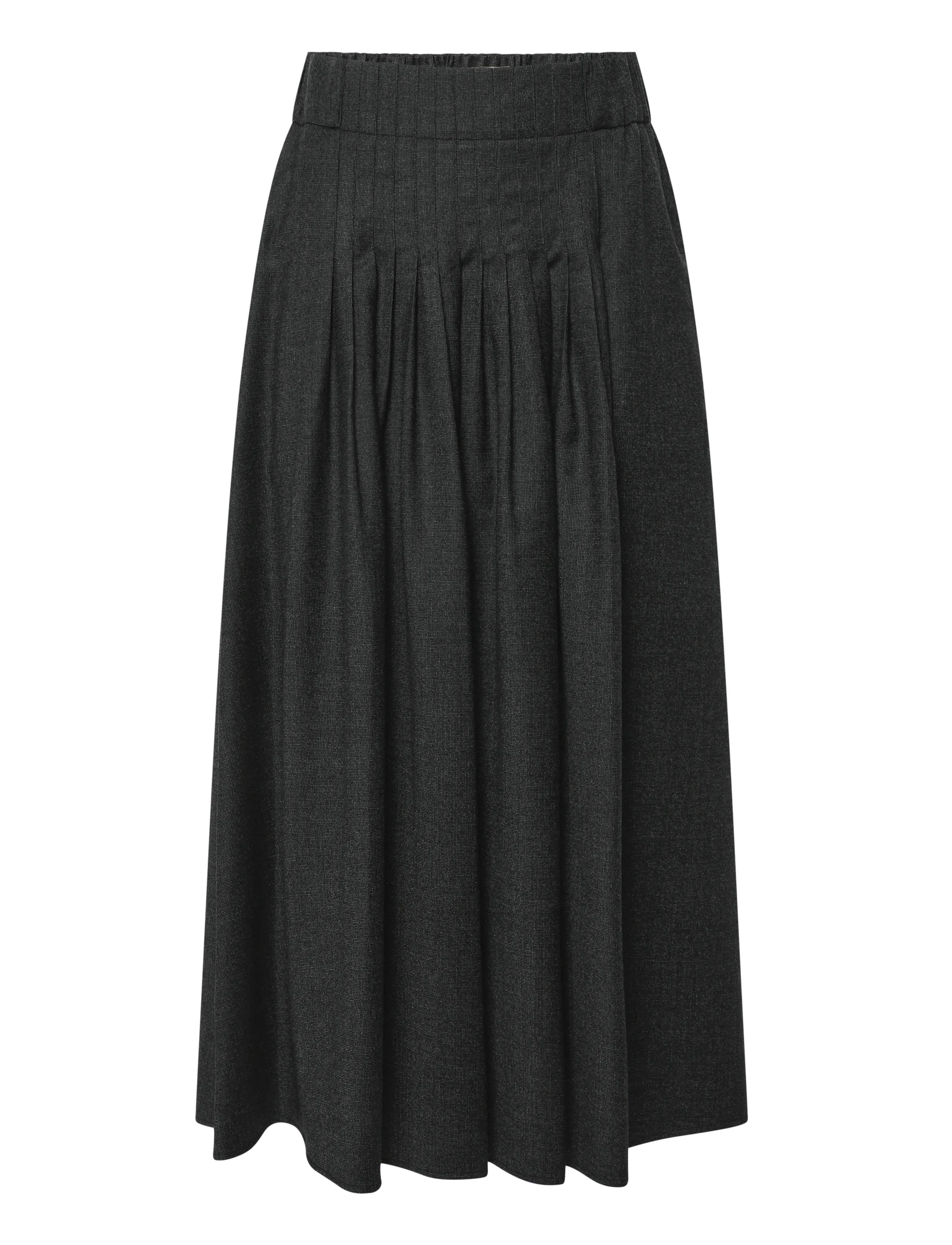Weekend Max Mara - WKDOVEST - faltenröcke - dark grey iridescent - 0