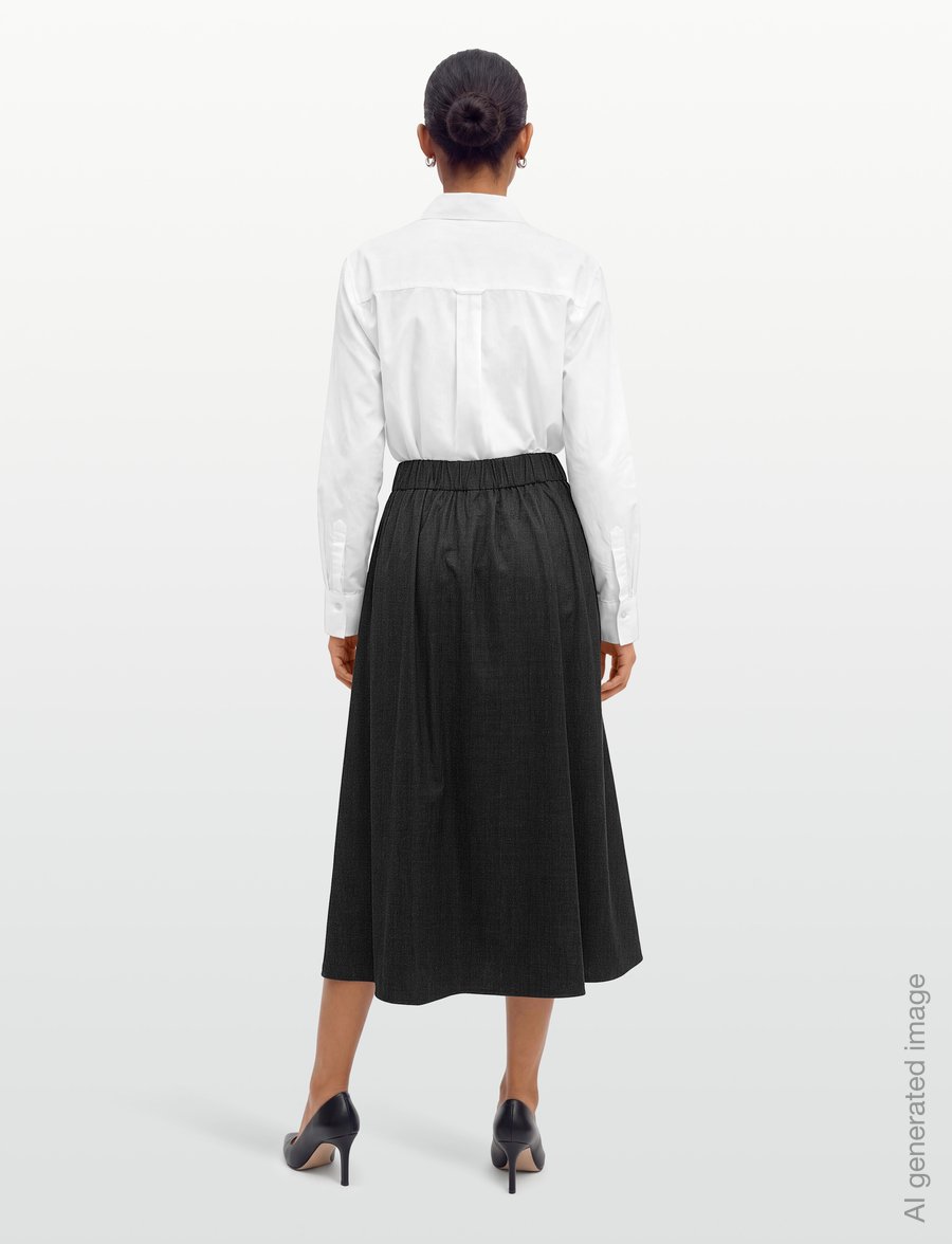 Weekend Max Mara - WKDOVEST - plisserade kjolar - dark grey iridescent - 4