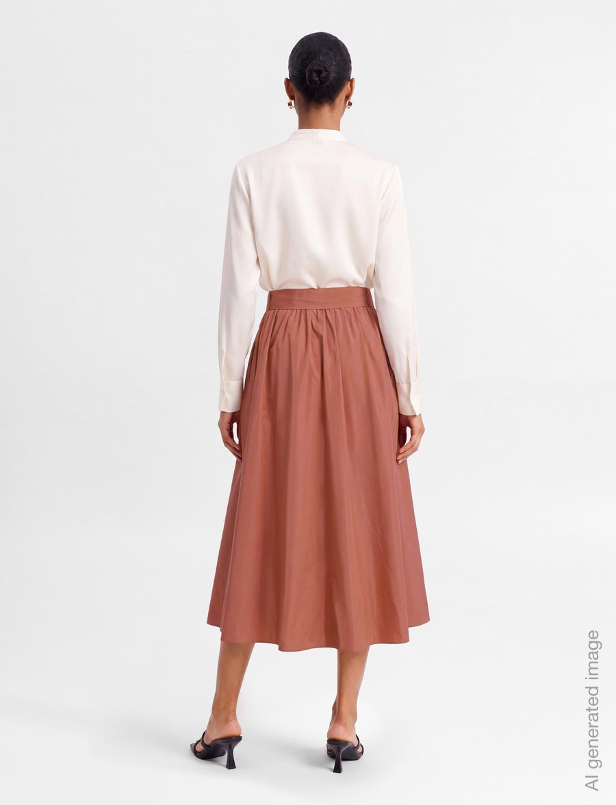 Weekend Max Mara - WKDALPACA - maxikjolar - terra cotta - 4