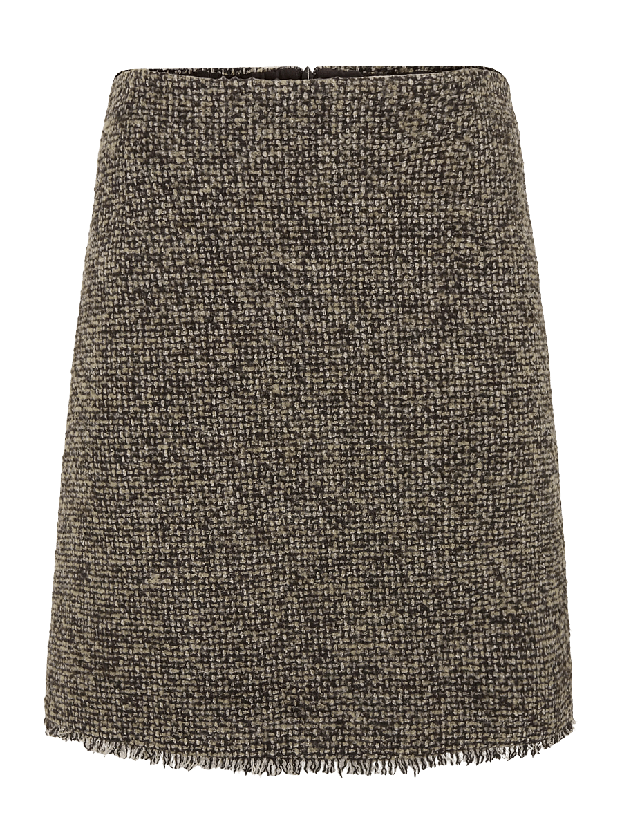 Weekend Max Mara - WKDABETAIA - short skirts - brown tweed - 0