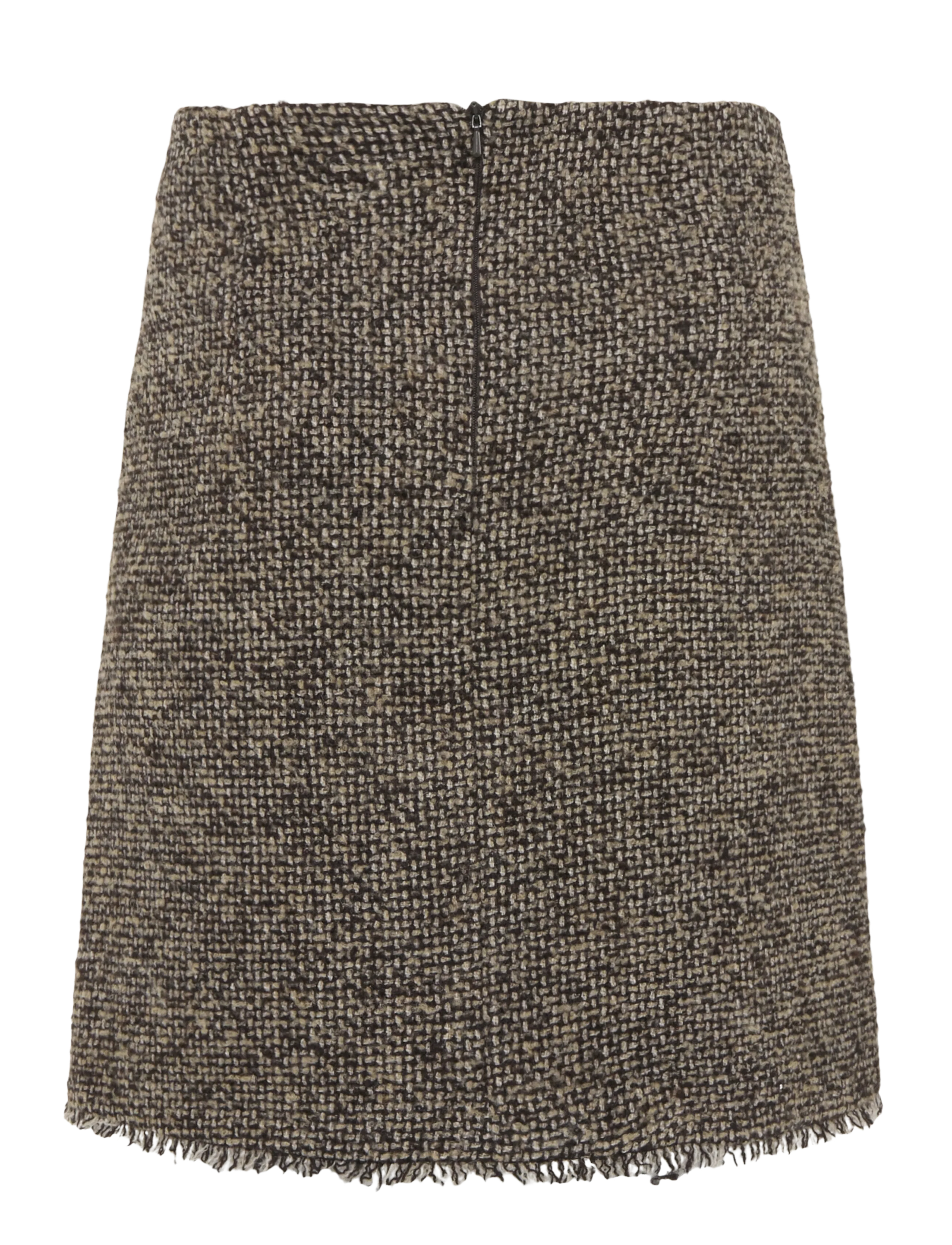 Weekend Max Mara - WKDABETAIA - short skirts - brown tweed - 1