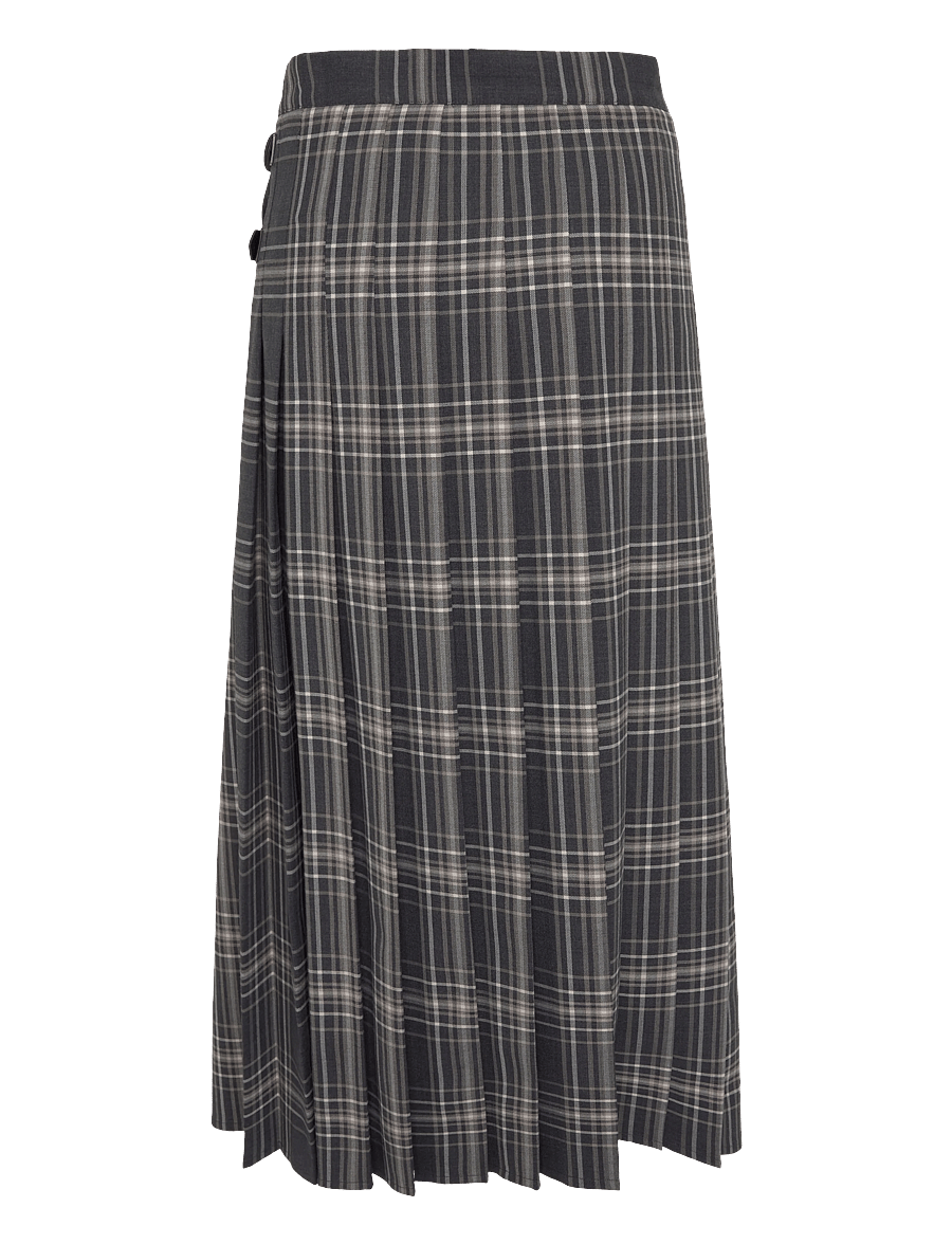 Weekend Max Mara - WKDPRISMA - plíseruð pils - dark grey tartan - 1