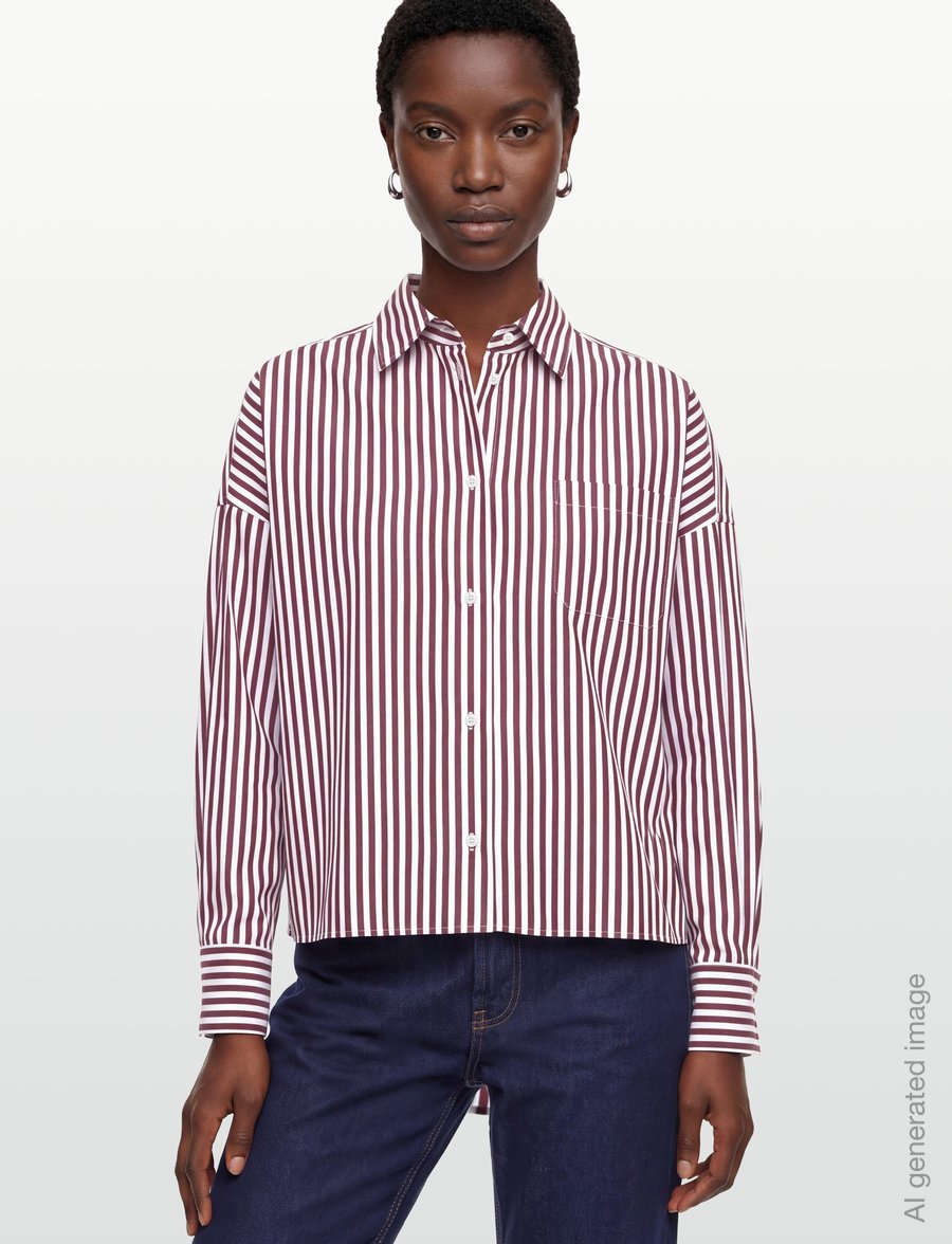 Weekend Max Mara - WKDOVATTA - langärmlige hemden - bordeaux fine stripe - 3