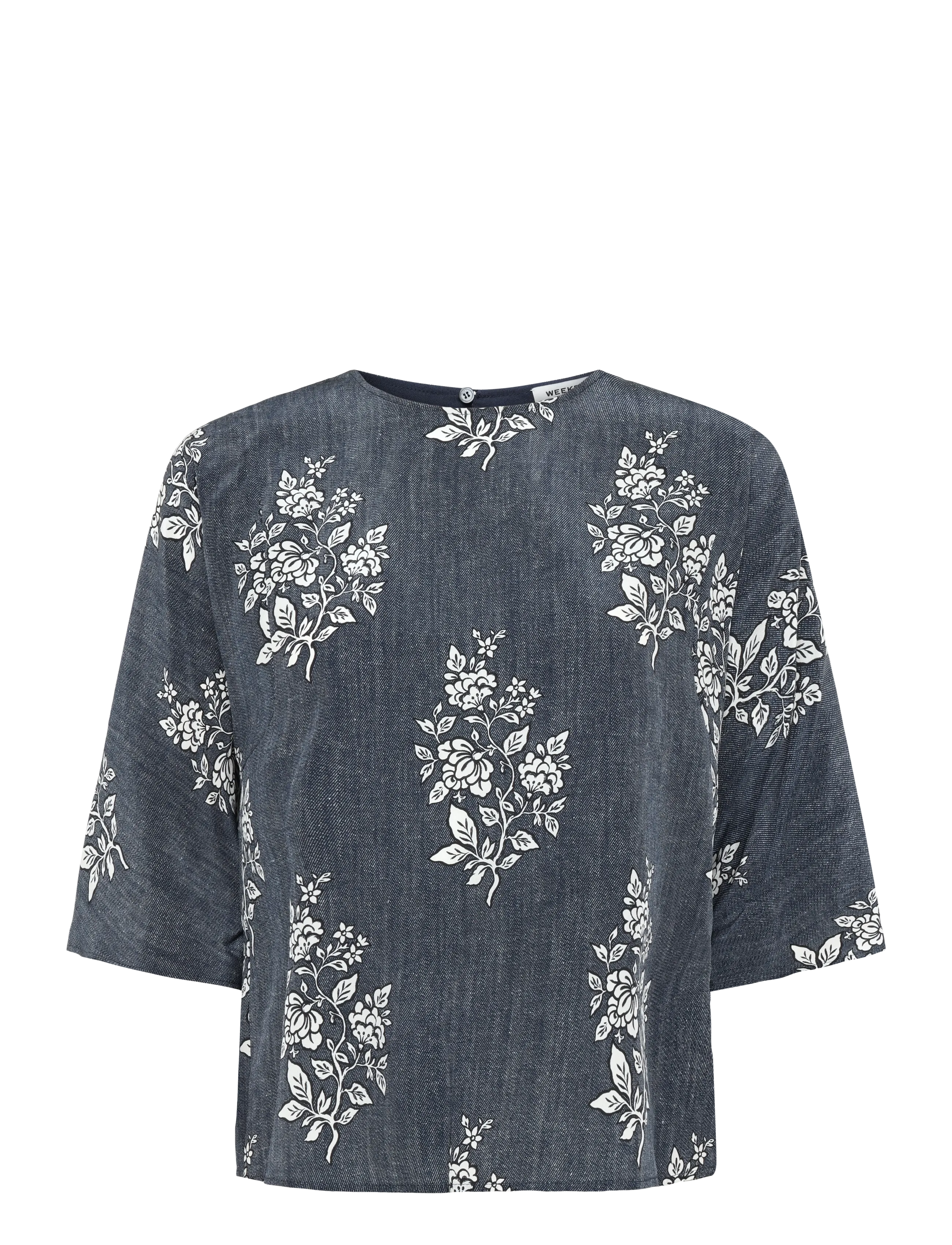 Weekend Max Mara - WKDADONE - kortærmede bluser - navy flowers - 1