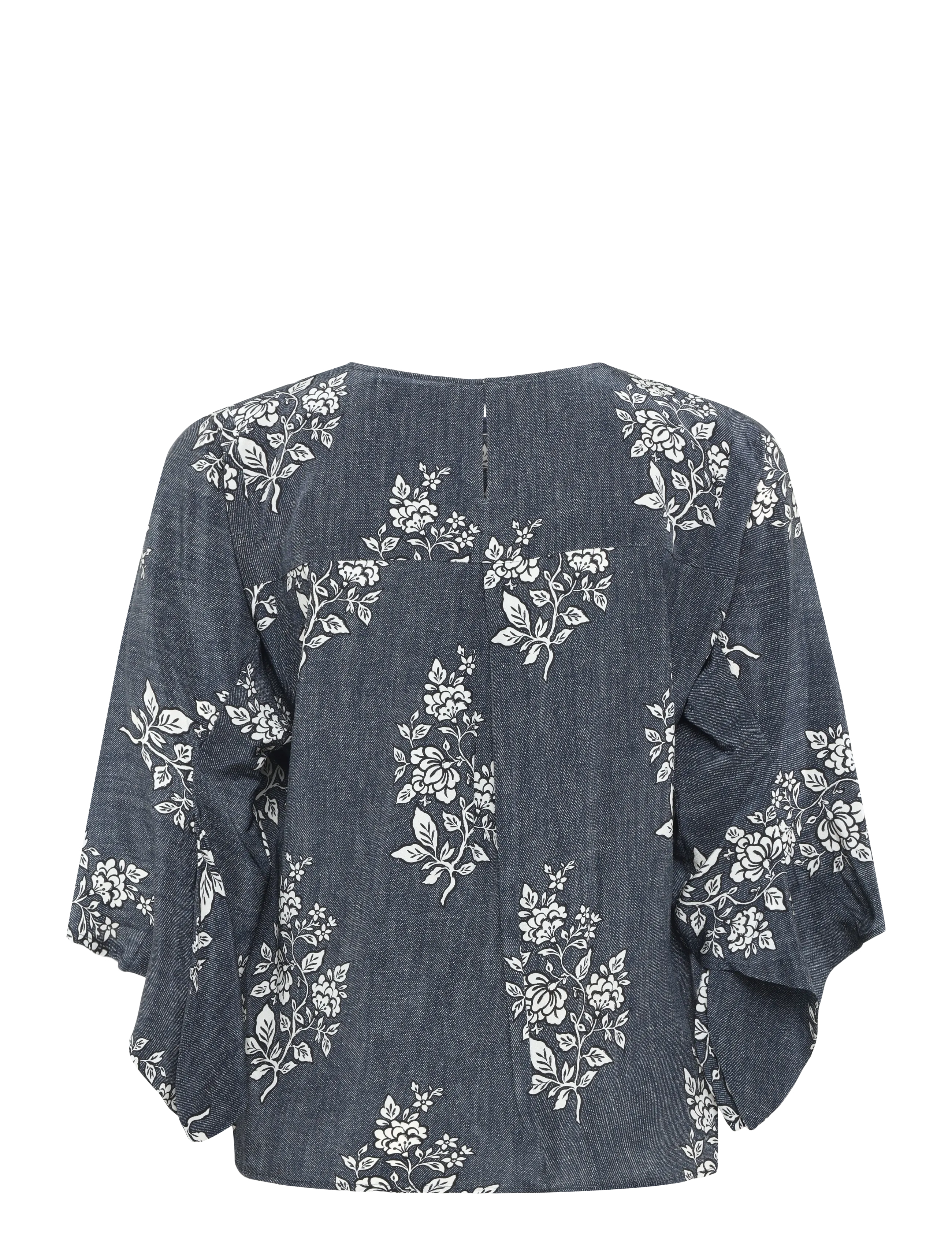 Weekend Max Mara - WKDADONE - kortærmede bluser - navy flowers - 2