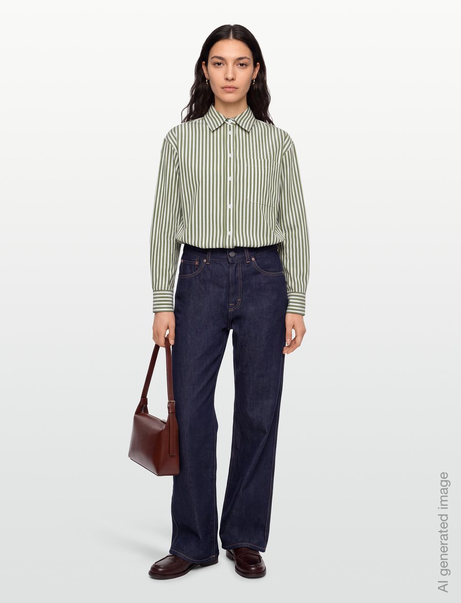 Weekend Max Mara - WKDPANETTO - chemises à manches longues - green fine stripe - 0