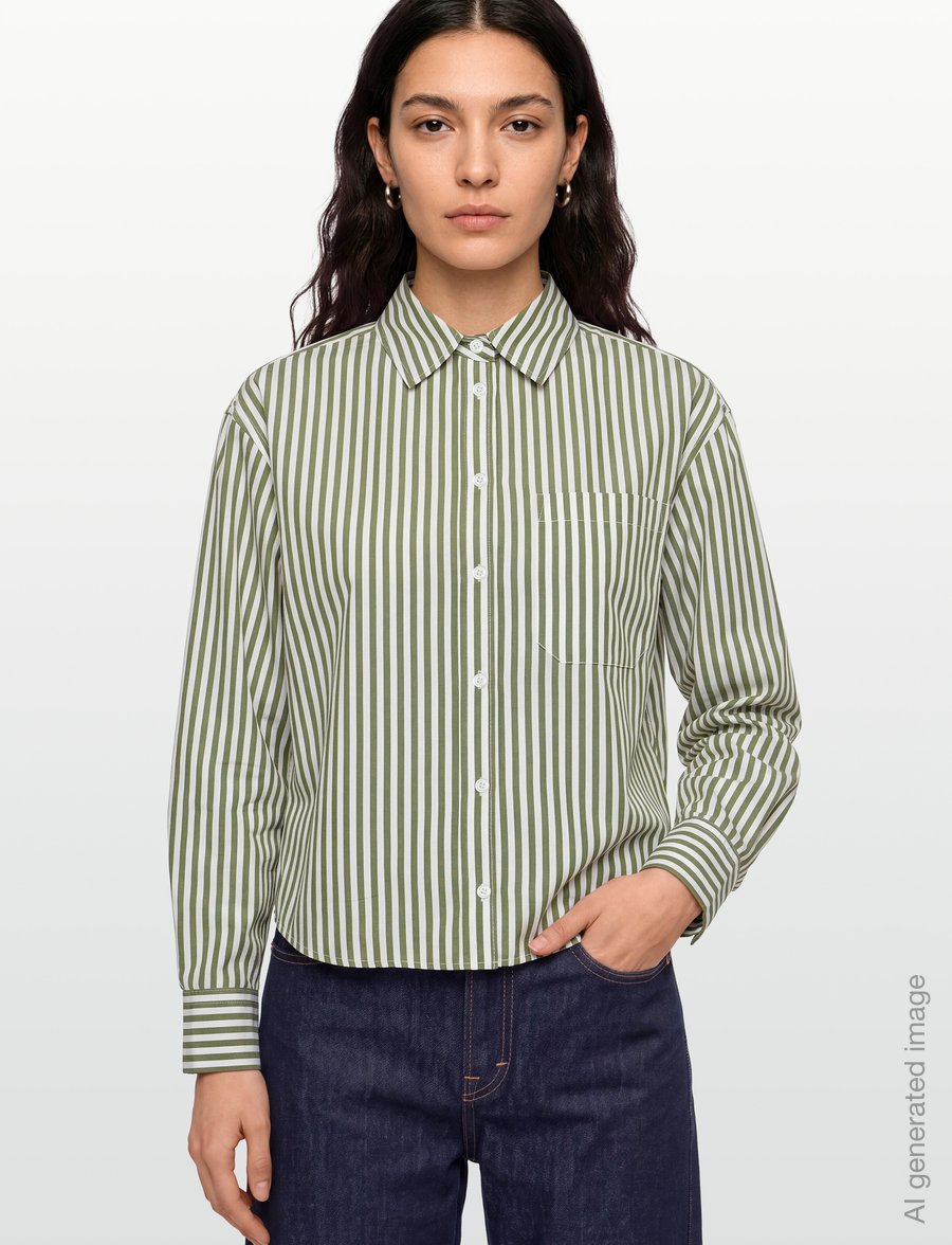Weekend Max Mara - WKDPANETTO - chemises à manches longues - green fine stripe - 3