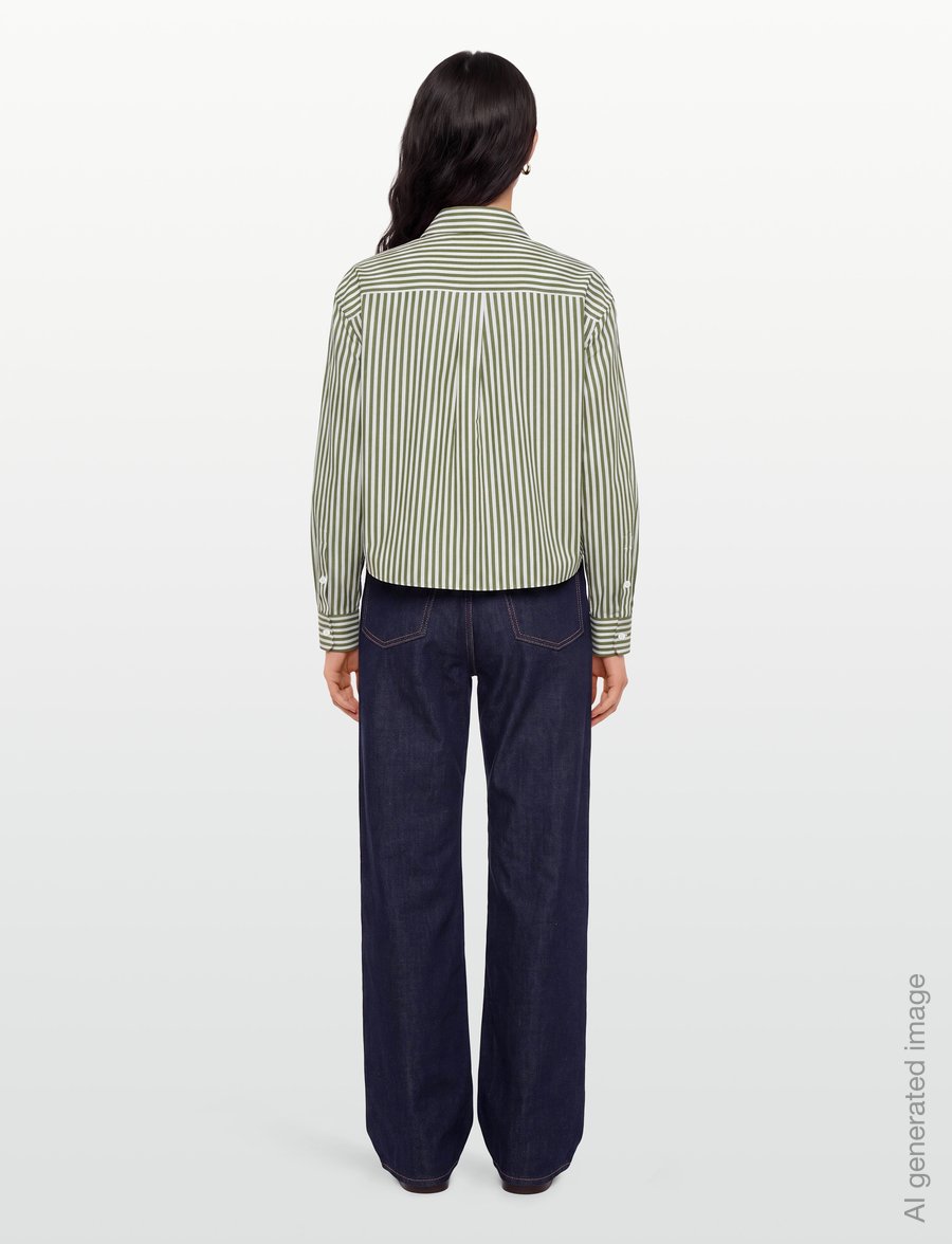 Weekend Max Mara - WKDPANETTO - chemises à manches longues - green fine stripe - 4