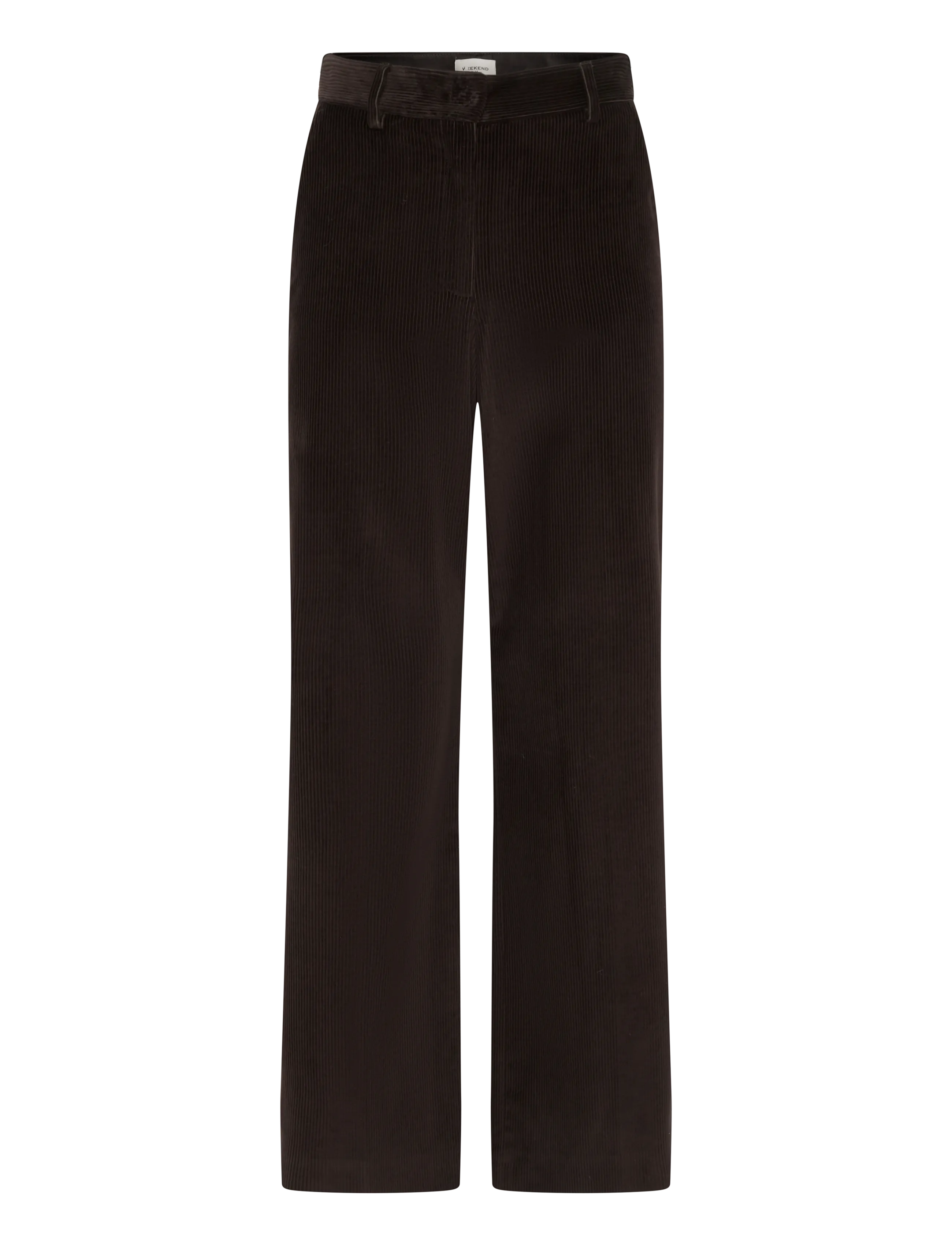Weekend Max Mara WKDTANIA - Wide leg trousers - DARK BROWN / brown