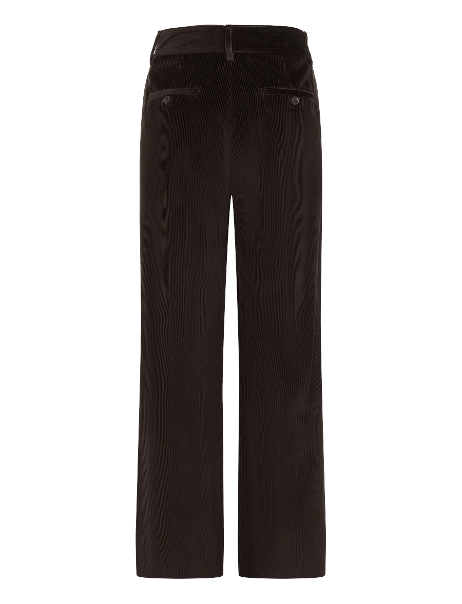 Weekend Max Mara - WKDTANIA - corduroy pants - dark brown - 1