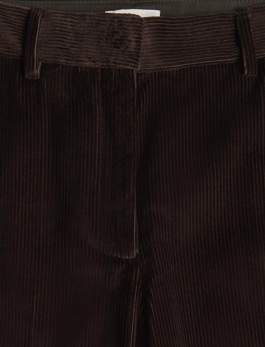 Weekend Max Mara - WKDTANIA - corduroy pants - dark brown - 2