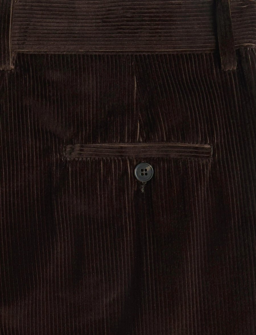 Weekend Max Mara - WKDTANIA - corduroy pants - dark brown - 4