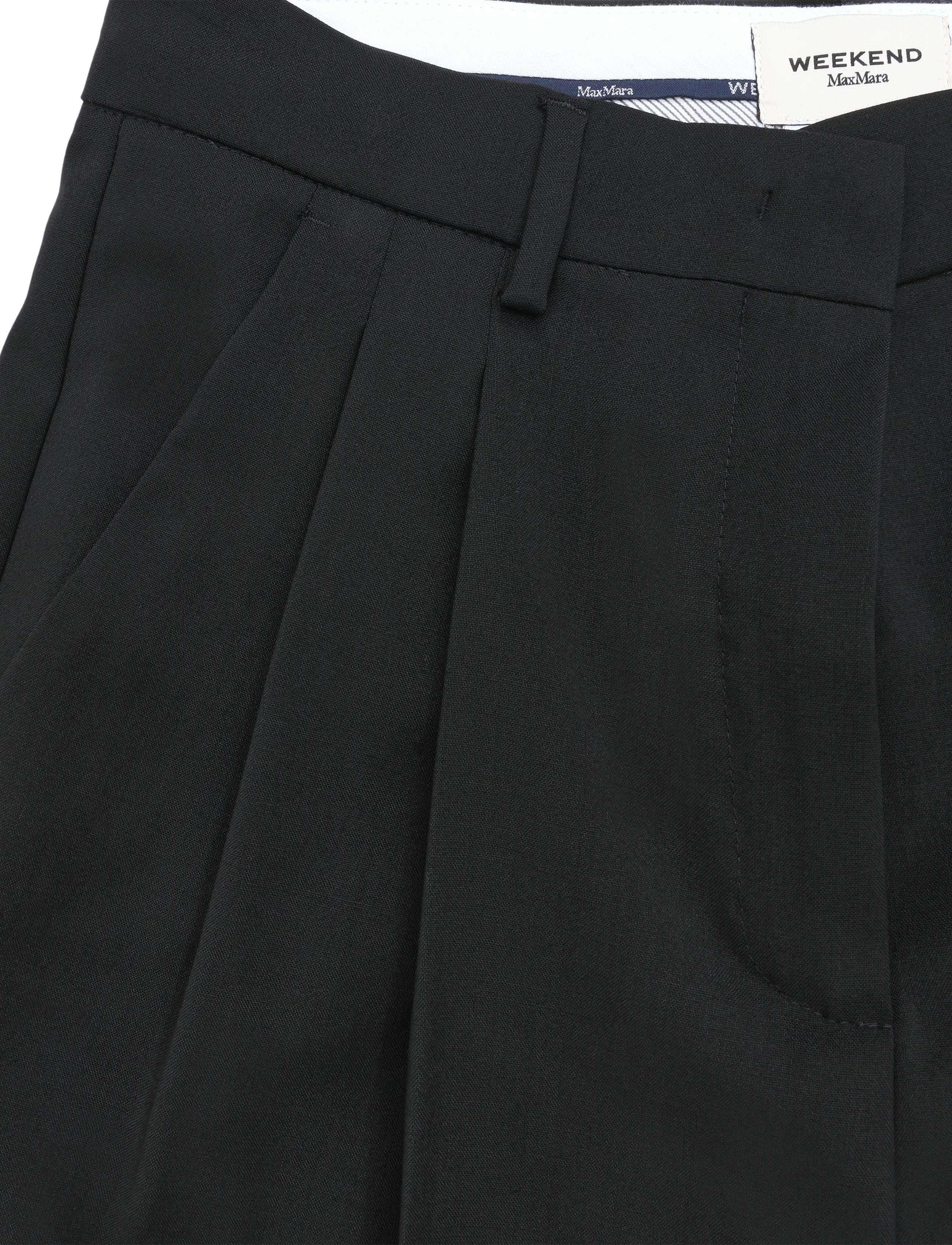 Weekend Max Mara - WKDADELFI - vida byxor - black - 2