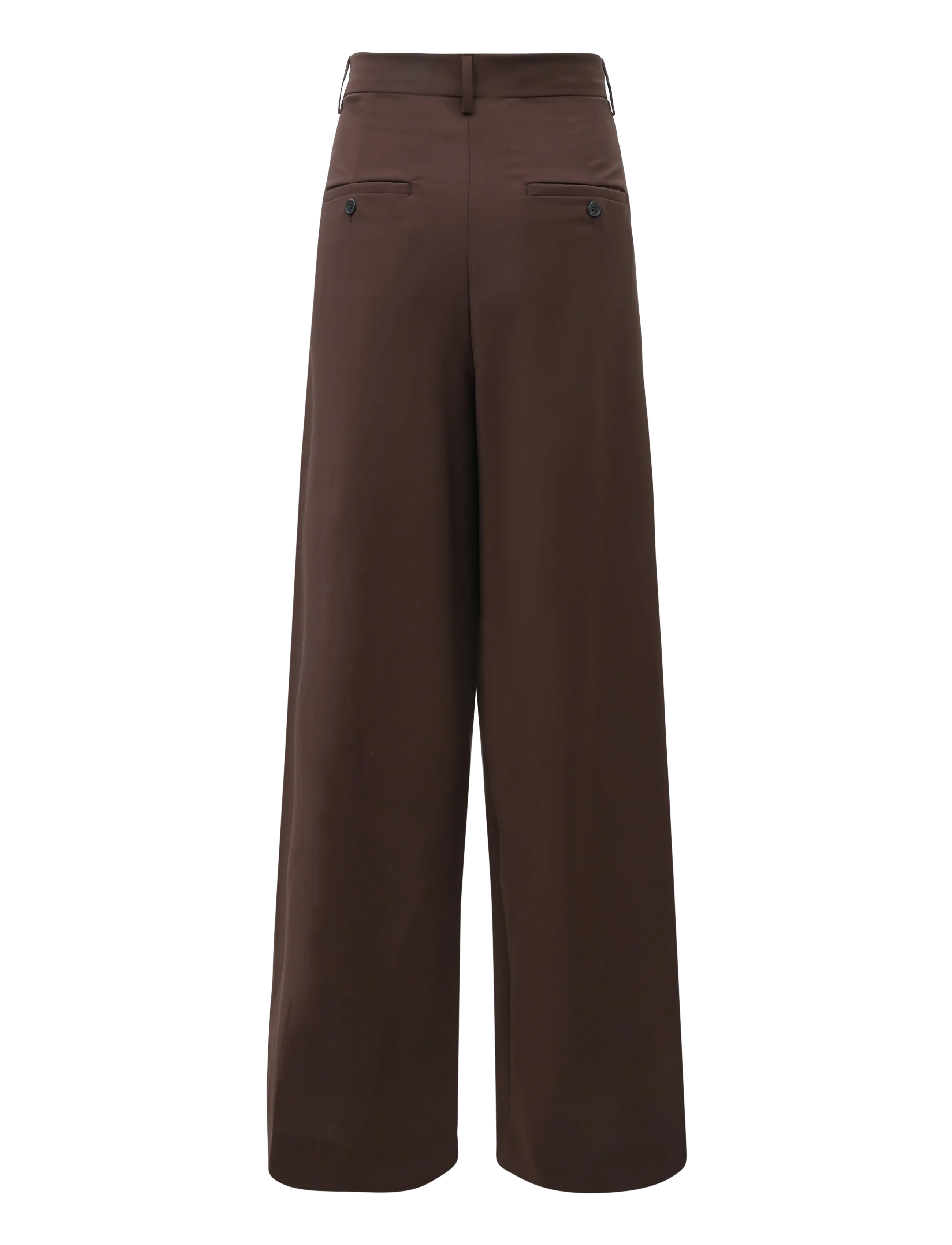 Weekend Max Mara - WKDADELFI - bukser med brede ben - dark brown - 1