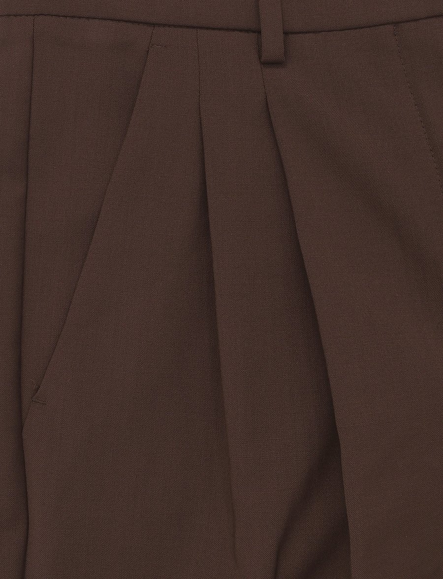 Weekend Max Mara - WKDADELFI - bukser med brede ben - dark brown - 2