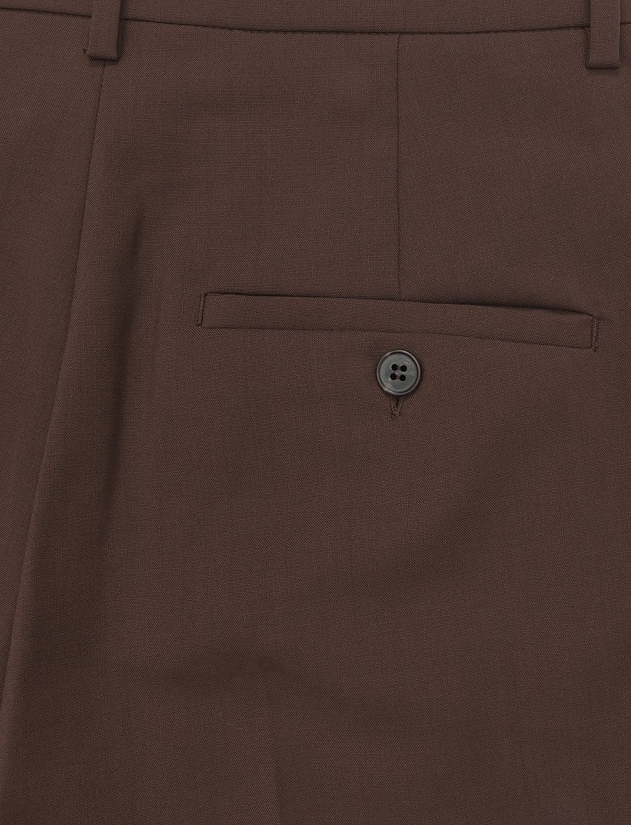 Weekend Max Mara - WKDADELFI - bukser med brede ben - dark brown - 4
