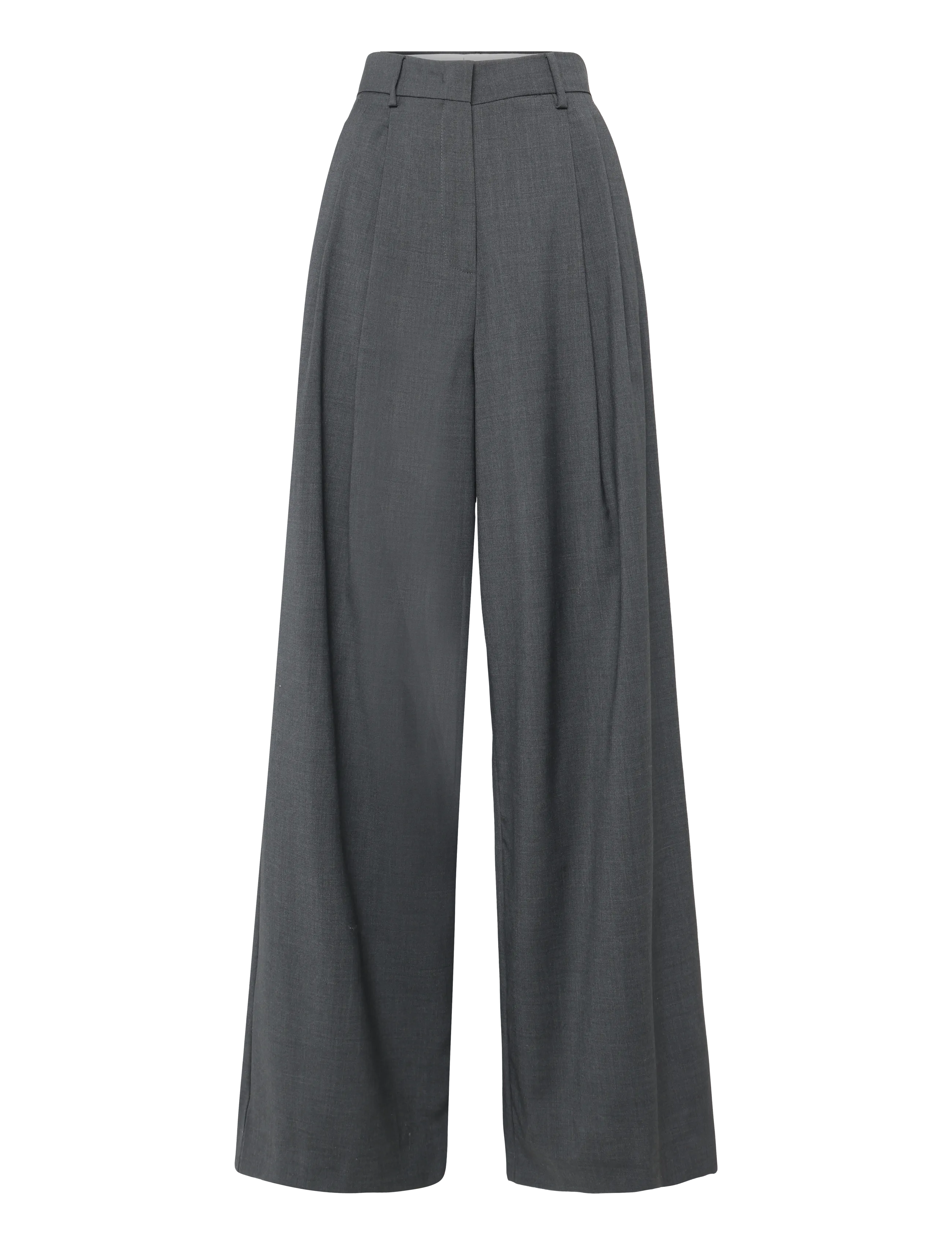 Weekend Max Mara - WKDADELFI - bukser med brede ben - dark grey - 1