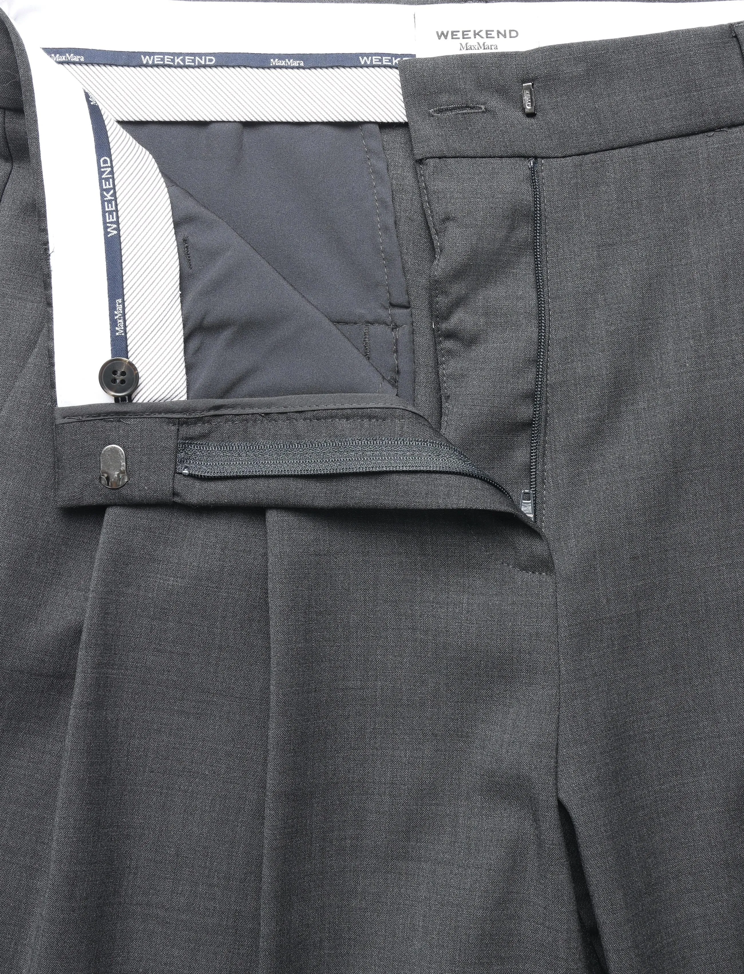 Weekend Max Mara - WKDADELFI - bukser med brede ben - dark grey - 5