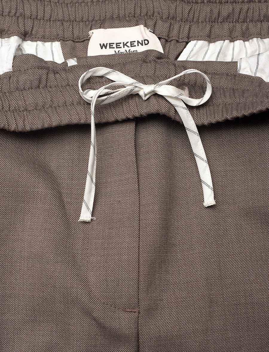 Weekend Max Mara - WKDPETRA - hose mit geradem bein - marron glace' - 3