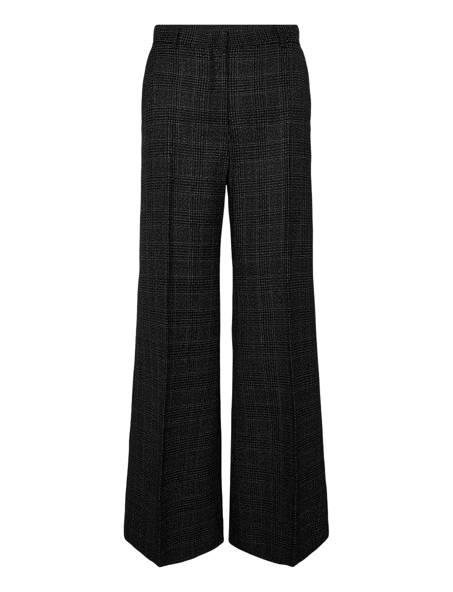 Weekend Max Mara - WKDPACCA - laia säärega püksid - dark grey galles - 0