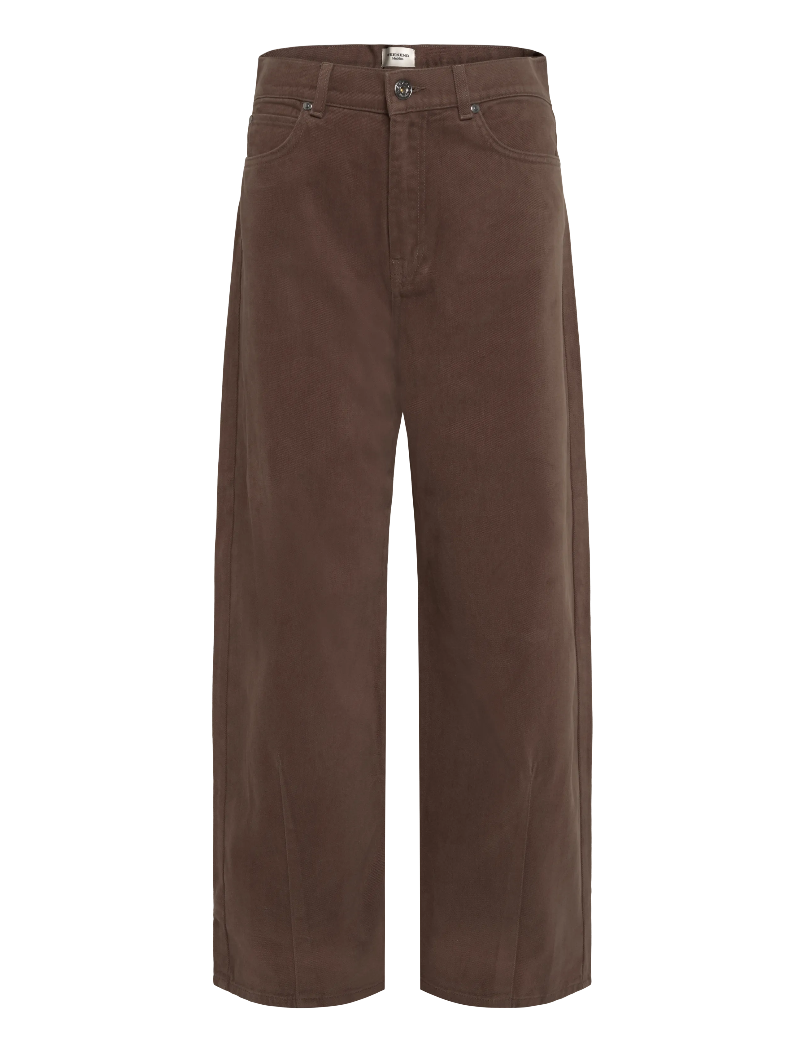 Weekend Max Mara WKDORDINE - Hosen mit weitem Bein - BROWN / brown