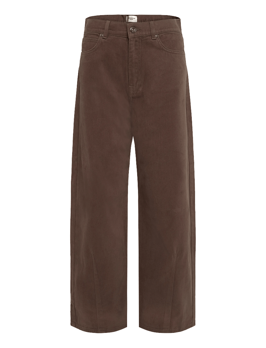 Weekend Max Mara - WKDORDINE - hosen mit weitem bein - brown - 0