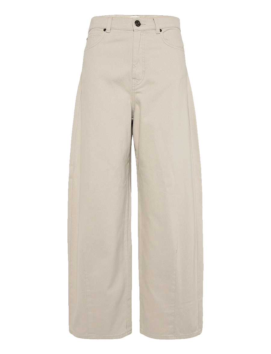 Weekend Max Mara - WKDORDINE - hosen mit weitem bein - ivory - 1