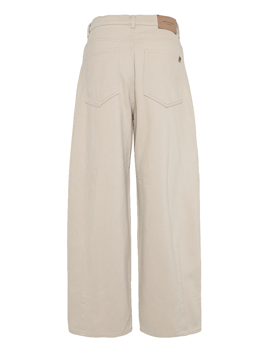 Weekend Max Mara - WKDORDINE - hosen mit weitem bein - ivory - 2