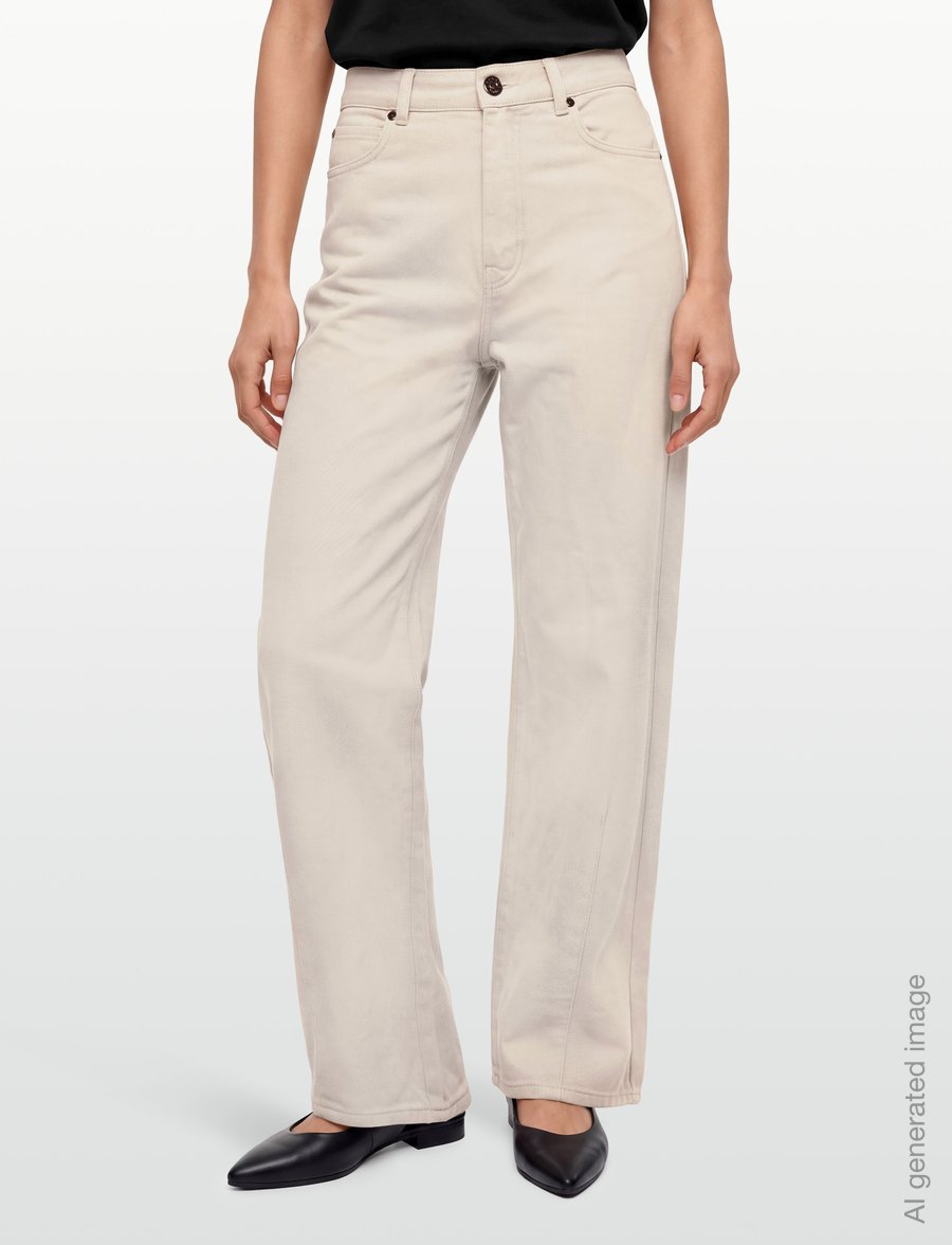 Weekend Max Mara - WKDORDINE - hosen mit weitem bein - ivory - 3