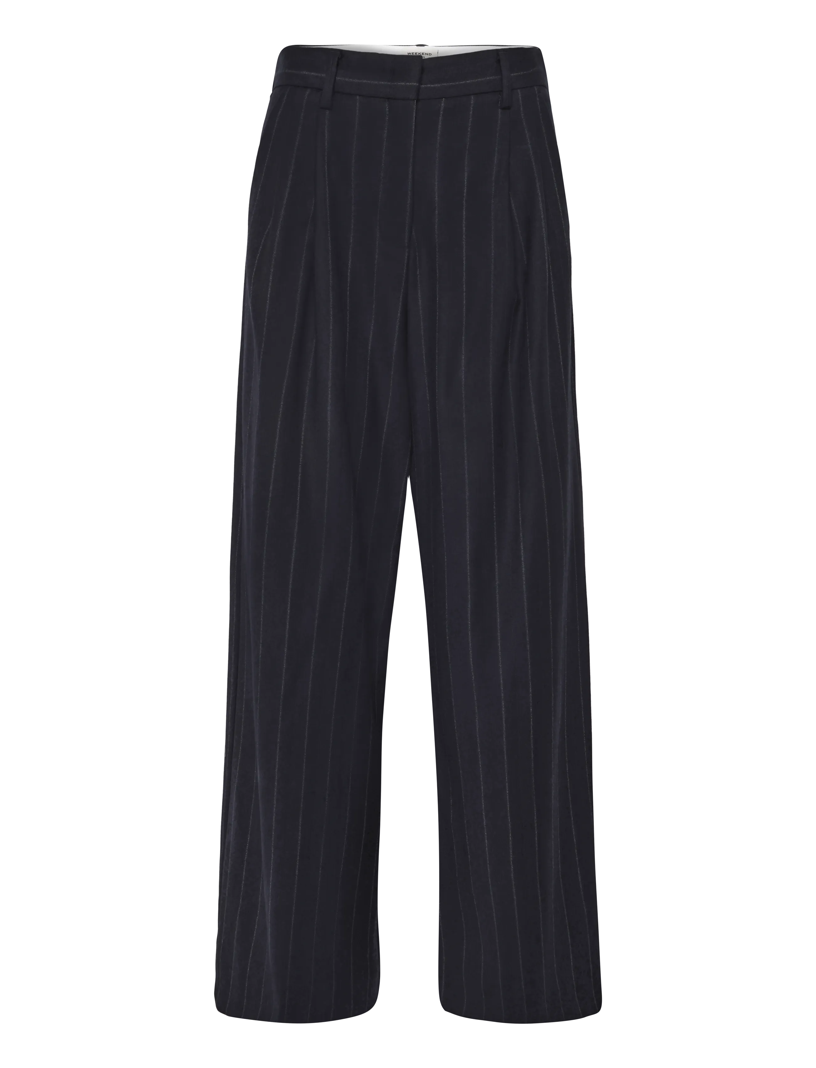 Weekend Max Mara - WKDNEBBIE - habitbukser - navy large pinstripes - 1