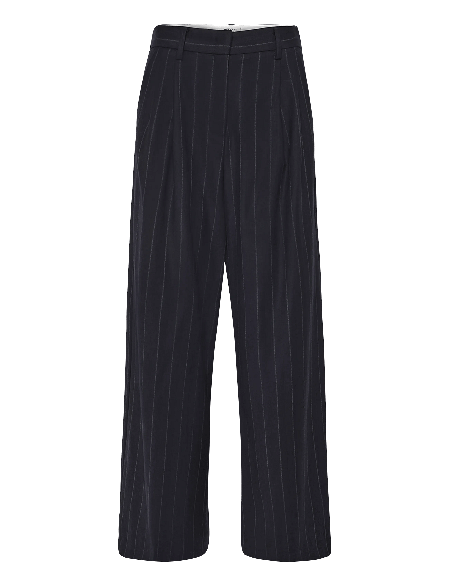 Weekend Max Mara - WKDNEBBIE - habitbukser - navy large pinstripes - 1