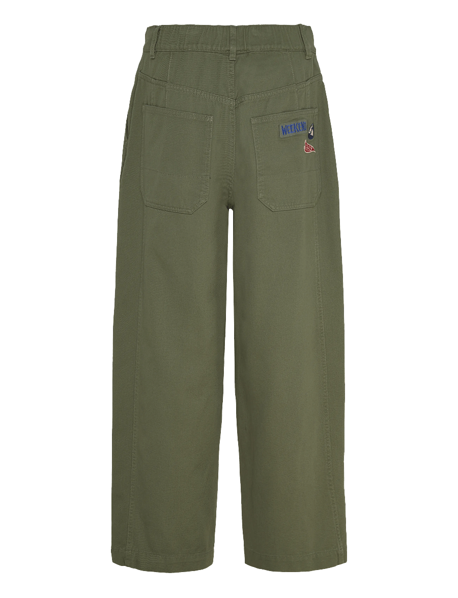 Weekend Max Mara - WKDBACCA - wide leg trousers - kaki - 1