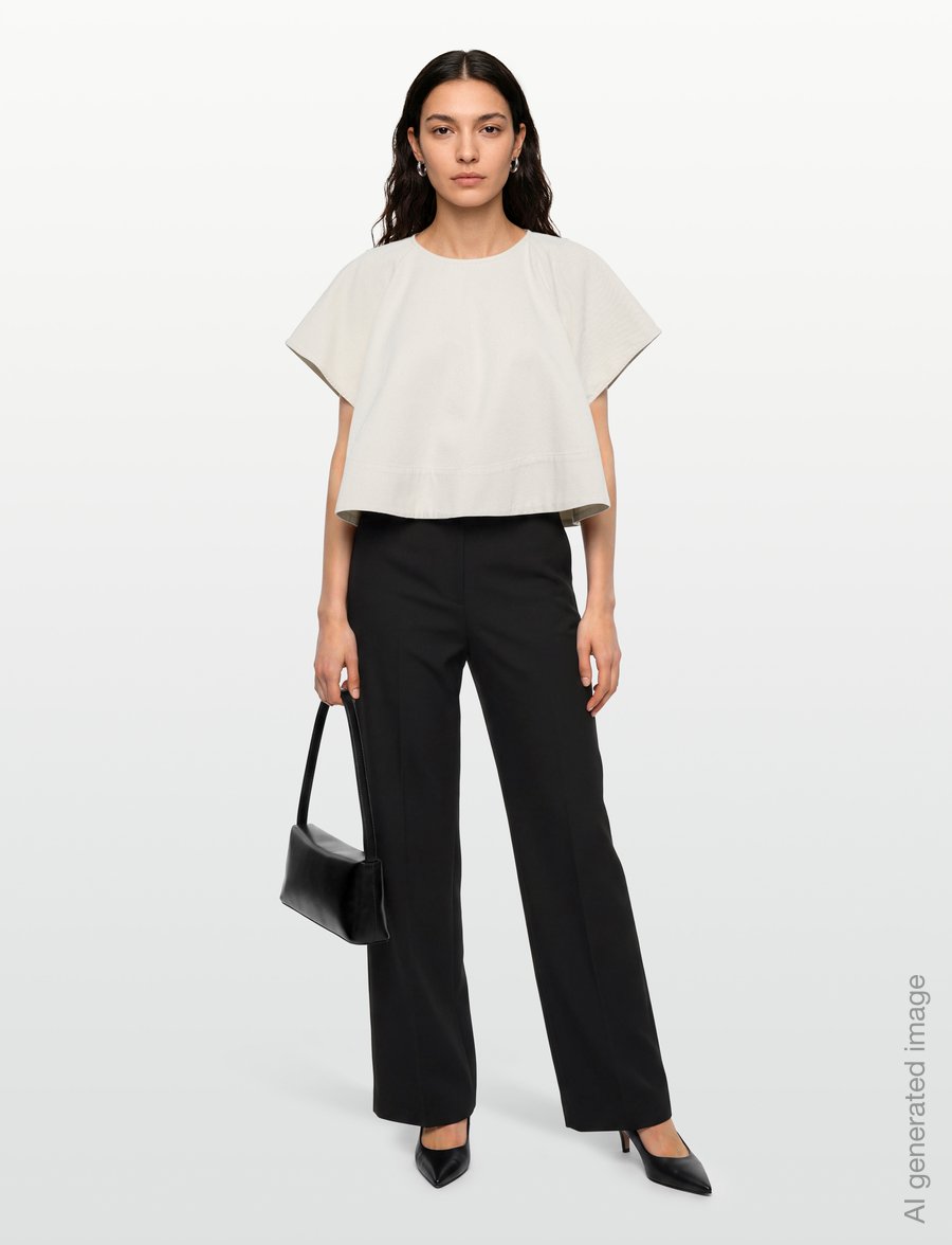 Weekend Max Mara - WKDFORTE - kortærmede bluser - ecru - 0