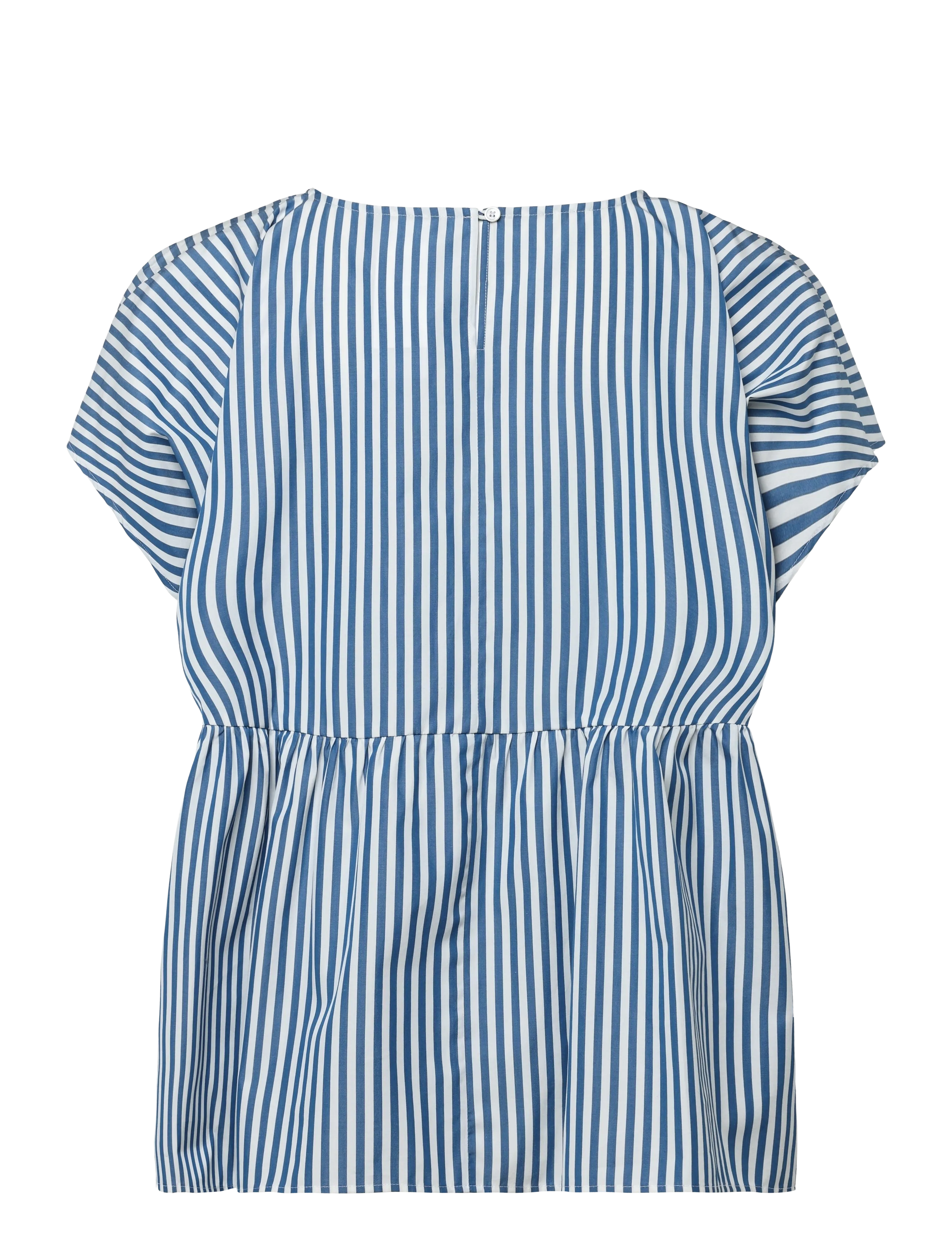Weekend Max Mara - WKDPANDA - kortärmade blusar - cornflower blue fine stripe - 2