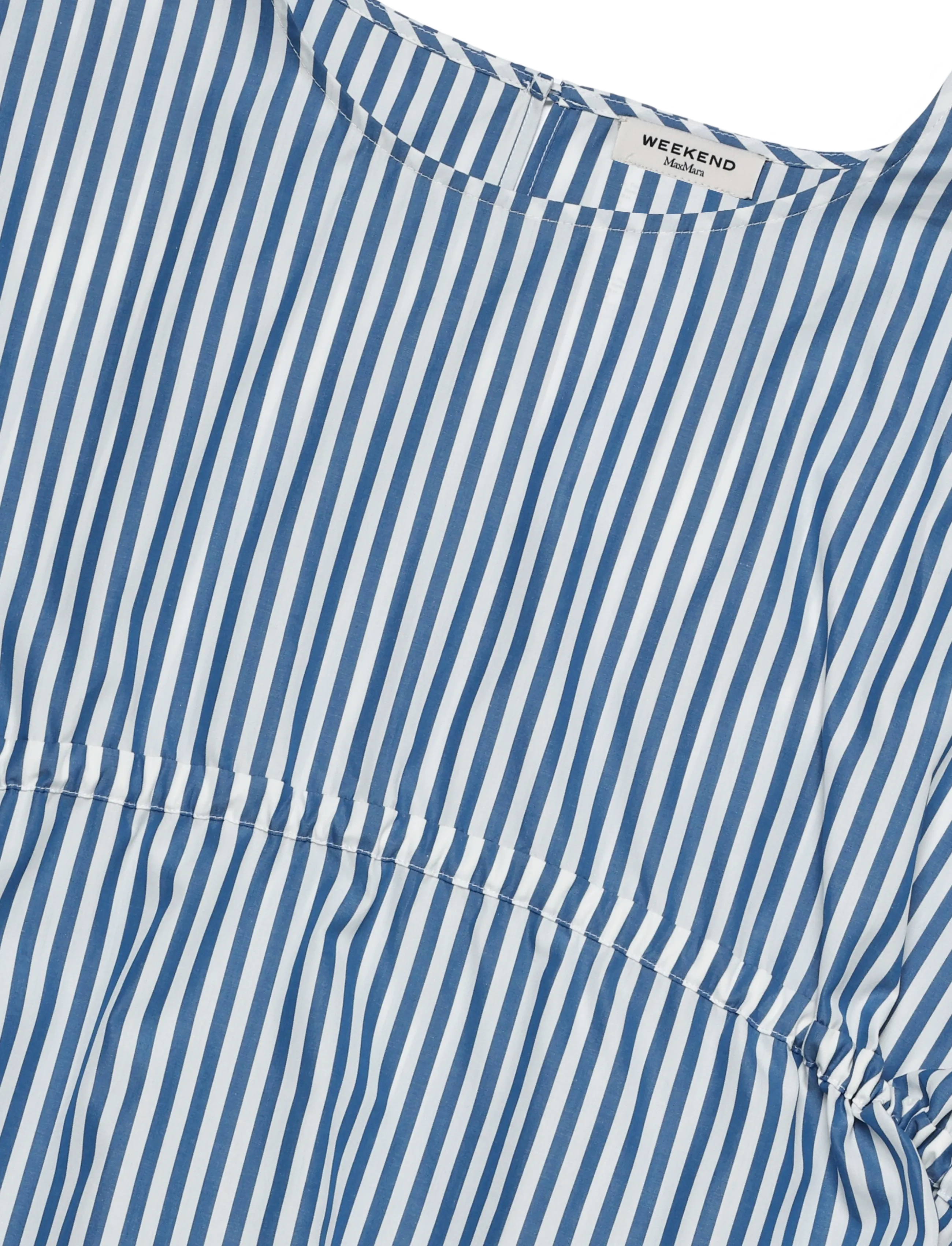 Weekend Max Mara - WKDPANDA - kortärmade blusar - cornflower blue fine stripe - 5
