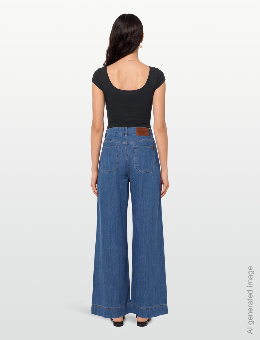 Weekend Max Mara - WKDVEGA - poolpikad püksid - navy medium used - 4