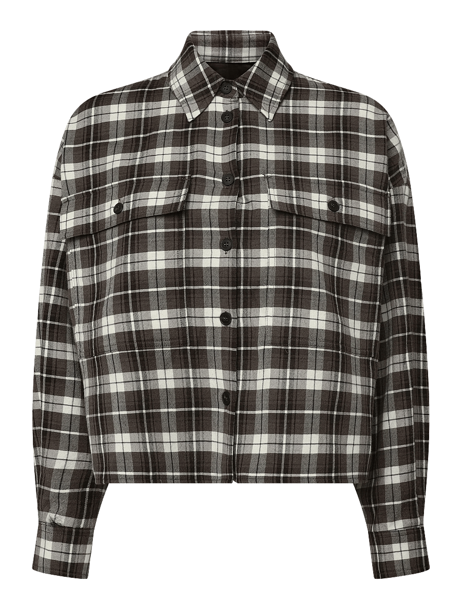 Weekend Max Mara - WKDBERLINA - overshirts - brown check - 0